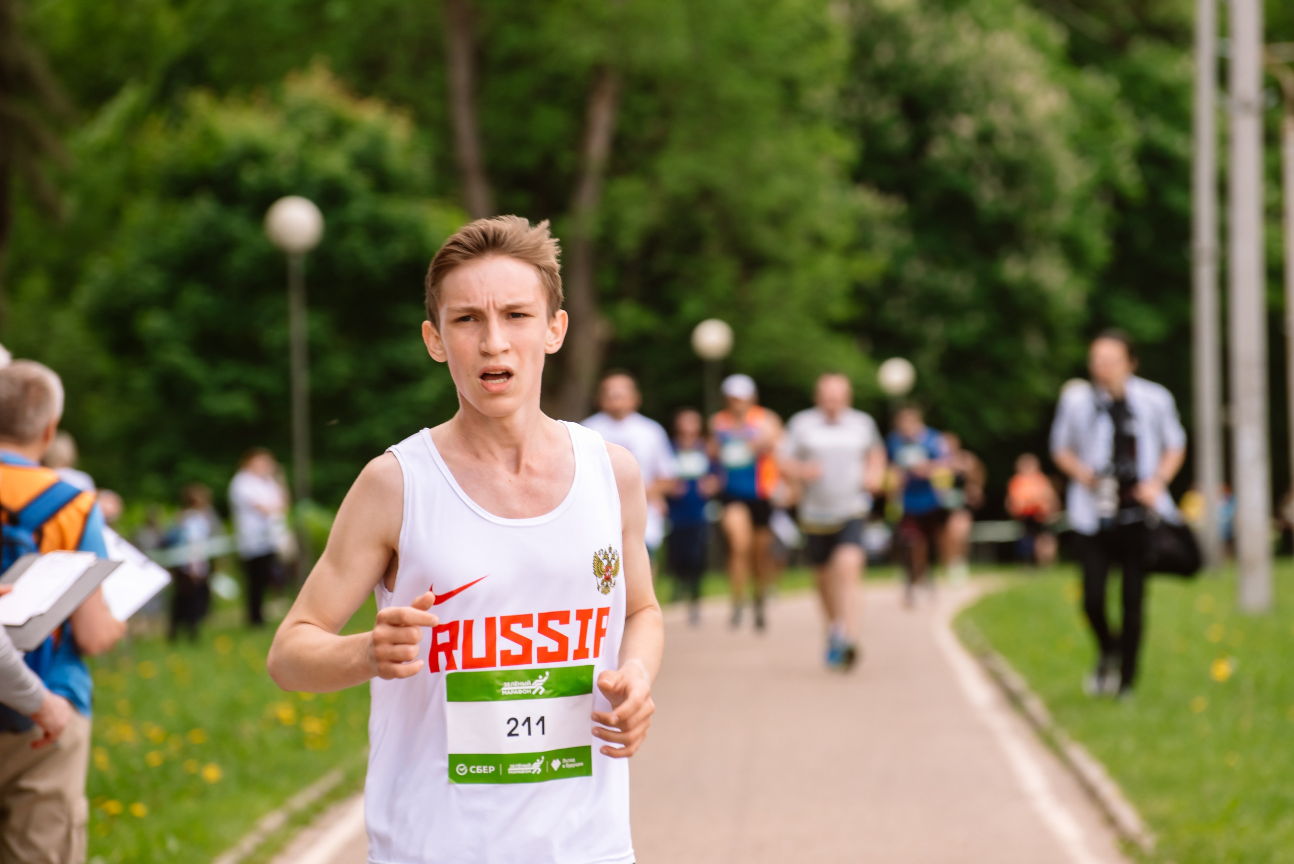 Зеленый марафон СБЕР. Репортажный фотограф в Москве и по всему миру Степанова Юлия