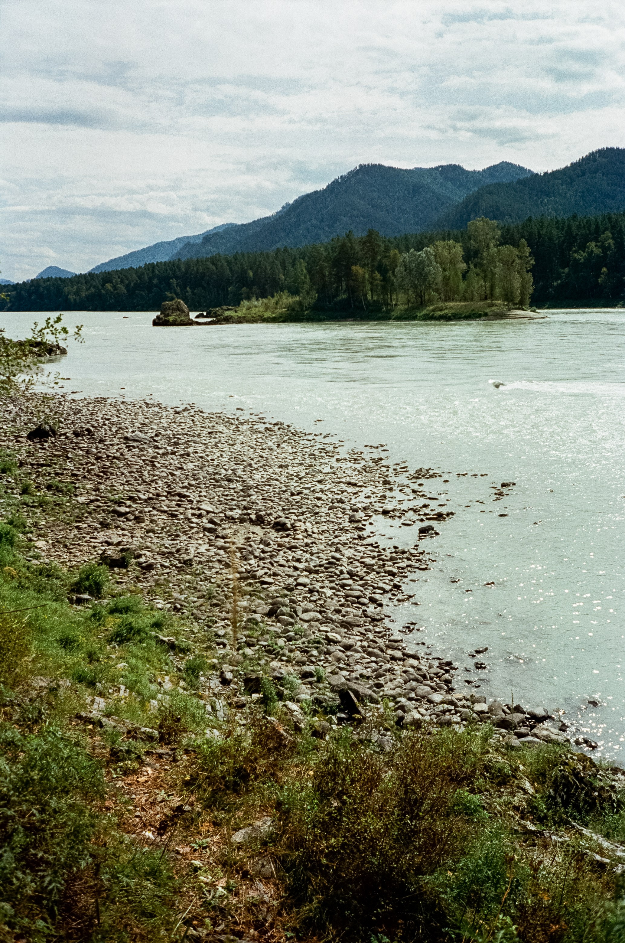 Кедровый остров, Катунь и скалы. Фотограф-документалист Мария Осокина
