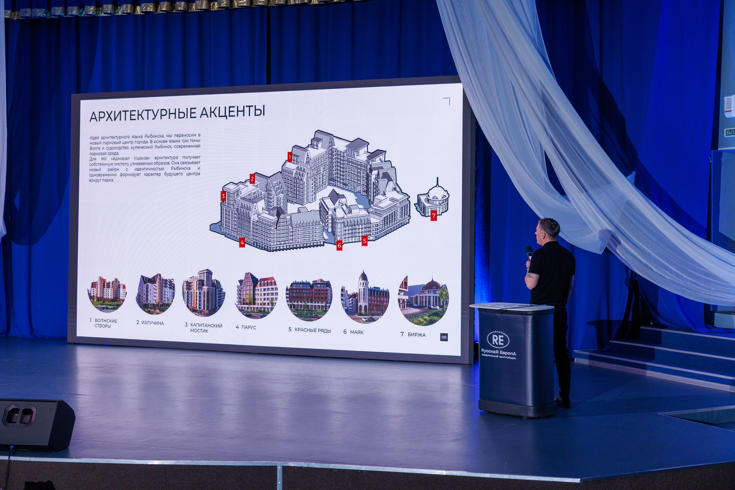 Конкурс архитектурных концепций первого жилого комплекса квартала «Адмиральский» — ЖК «Ушаков» Рыбинск 04.09.2026. Коммерческий фотограф Андрей Тремасов