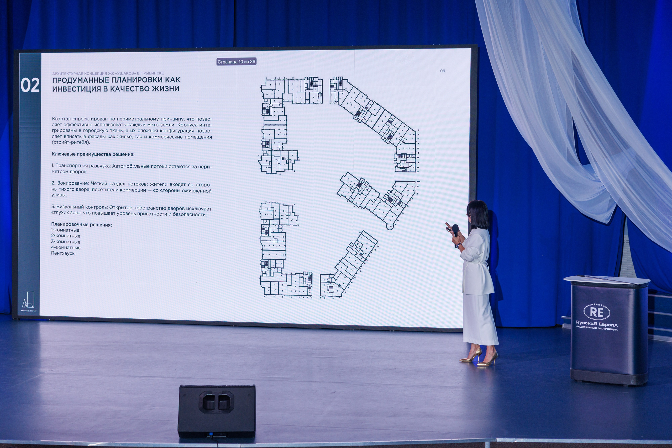 Конкурс архитектурных концепций первого жилого комплекса квартала «Адмиральский» — ЖК «Ушаков» Рыбинск 04.09.2026. Коммерческий фотограф Андрей Тремасов