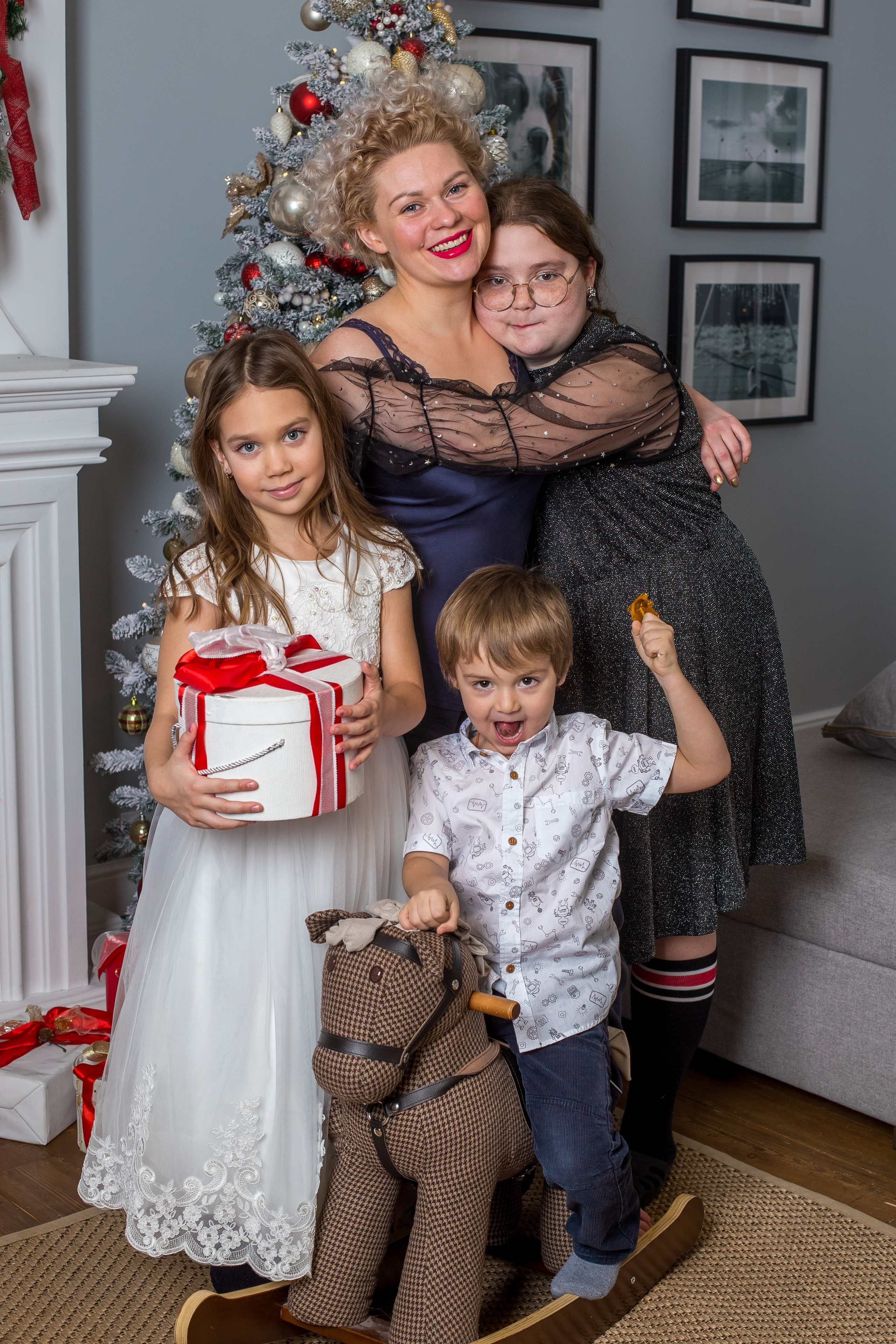 новый год, съёмка, фотосъёмка, фотограф питер, семейный фотограф, новогодние фото, фото в студии, 