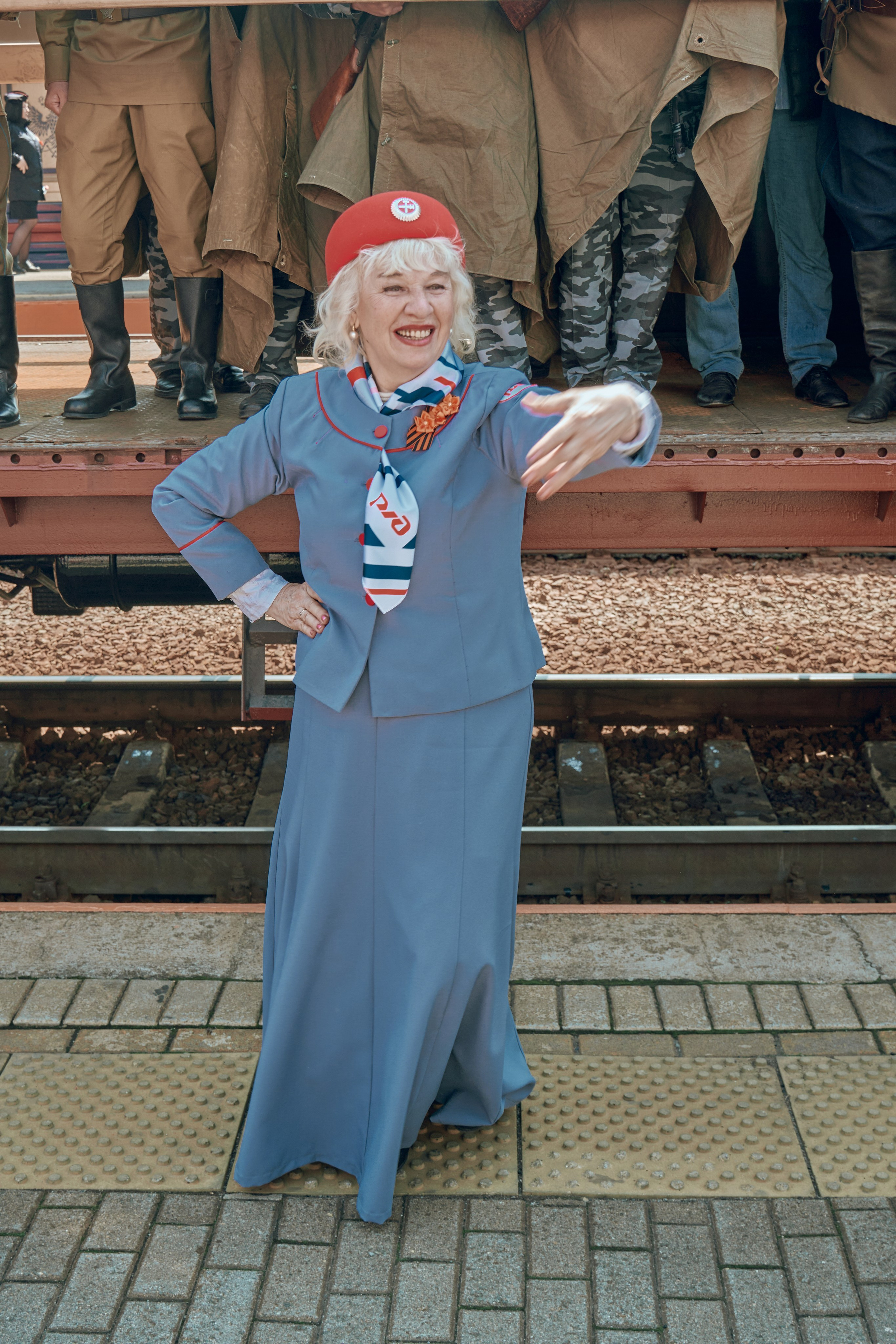 Поезд Победы!. Фотограф во Владивостоке