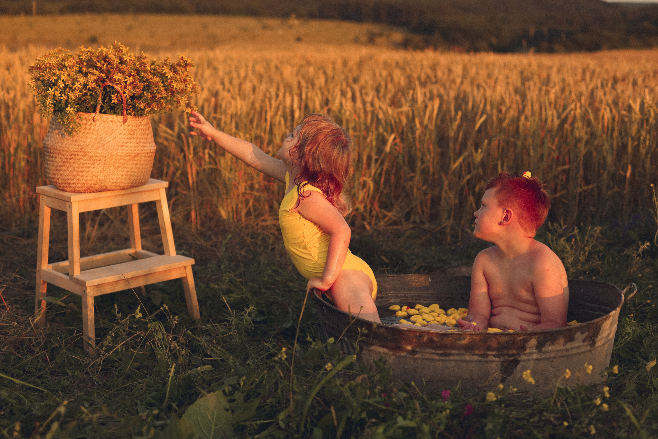 Дети в тазике. Фотосессии в Крыму. Добро пожаловать в мой Мир