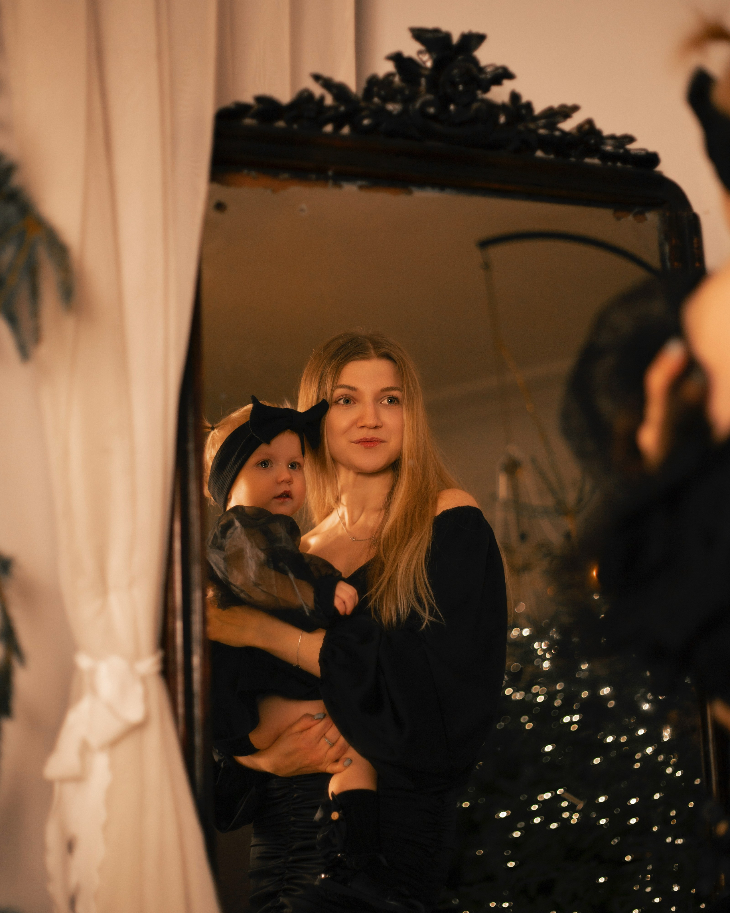 Новогодняя съёмка в фотостудии