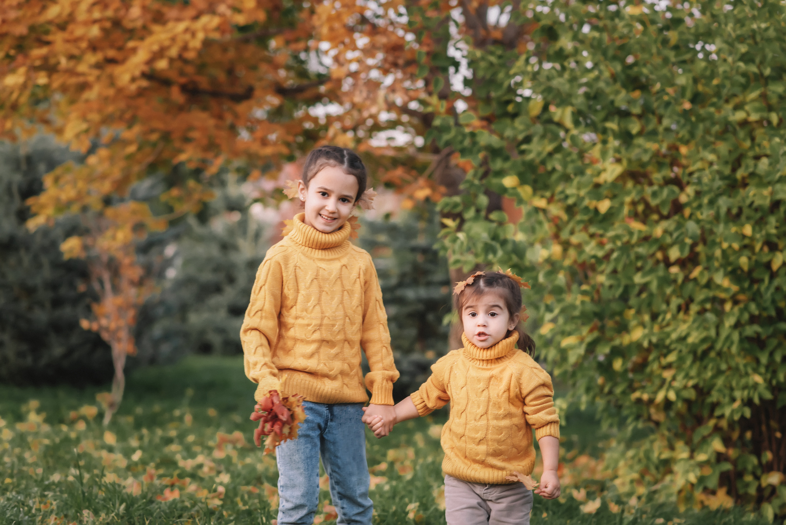 Осенняя прогулка. Церковный фотограф на Таинство Крещения и Венчания в Оренбурге и Оренбургской области Екатерина Белкина