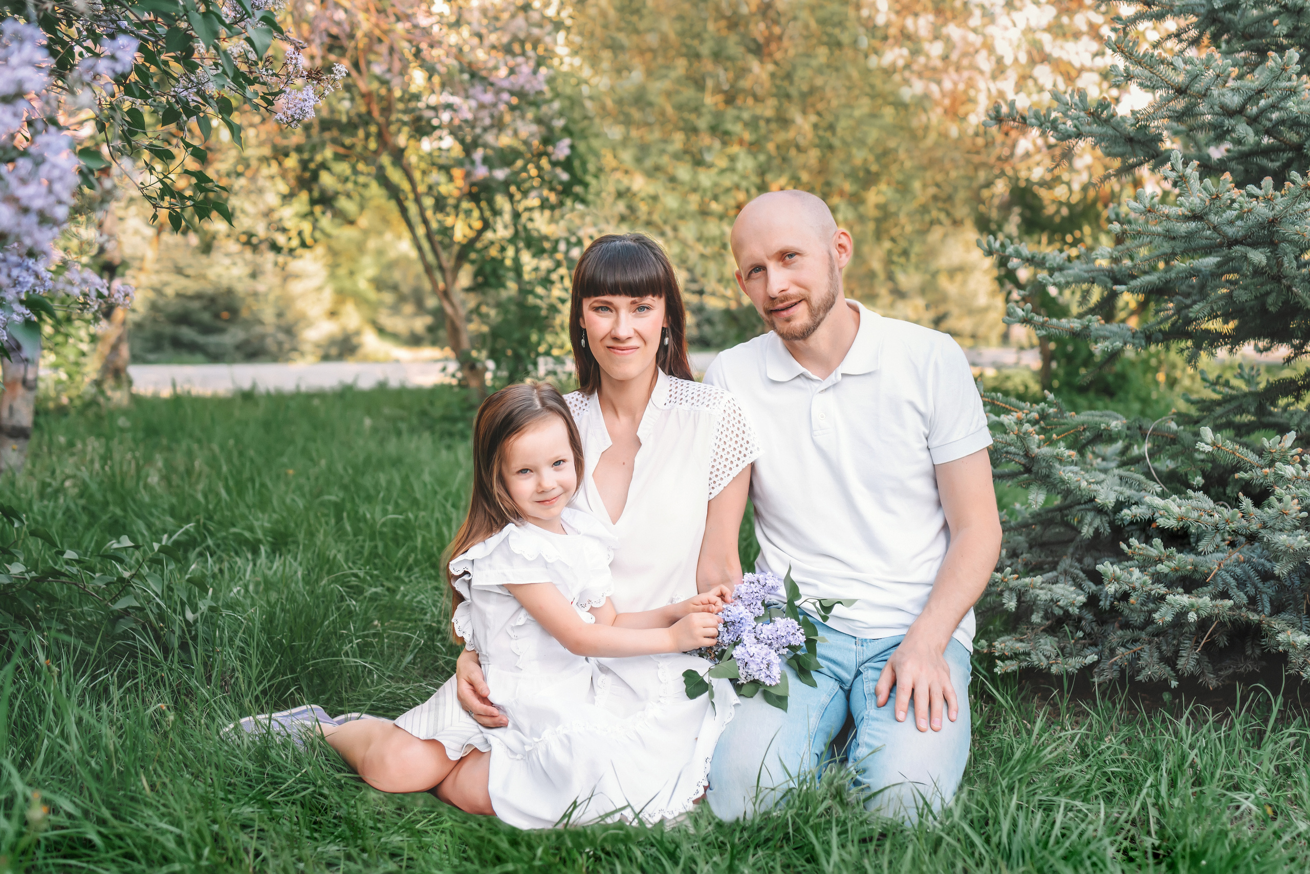 Май. Зиля, Юра и Алиса. Церковный фотограф на Таинство Крещения и Венчания в Оренбурге и Оренбургской области Екатерина Белкина