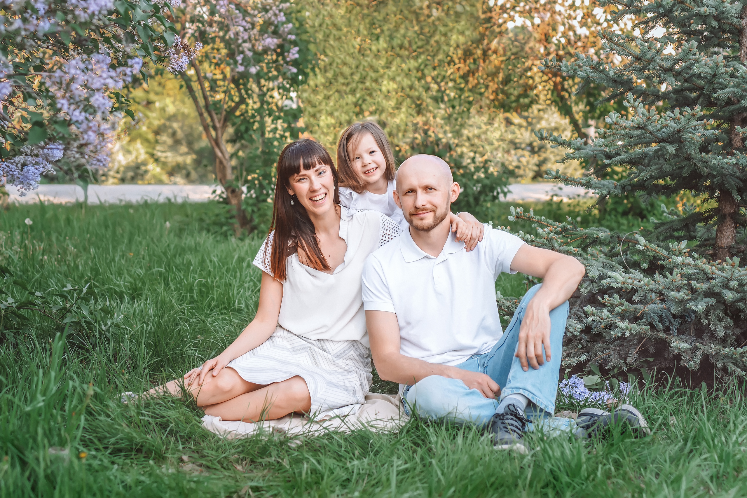 Май. Зиля, Юра и Алиса. Церковный фотограф на Таинство Крещения и Венчания в Оренбурге и Оренбургской области Екатерина Белкина