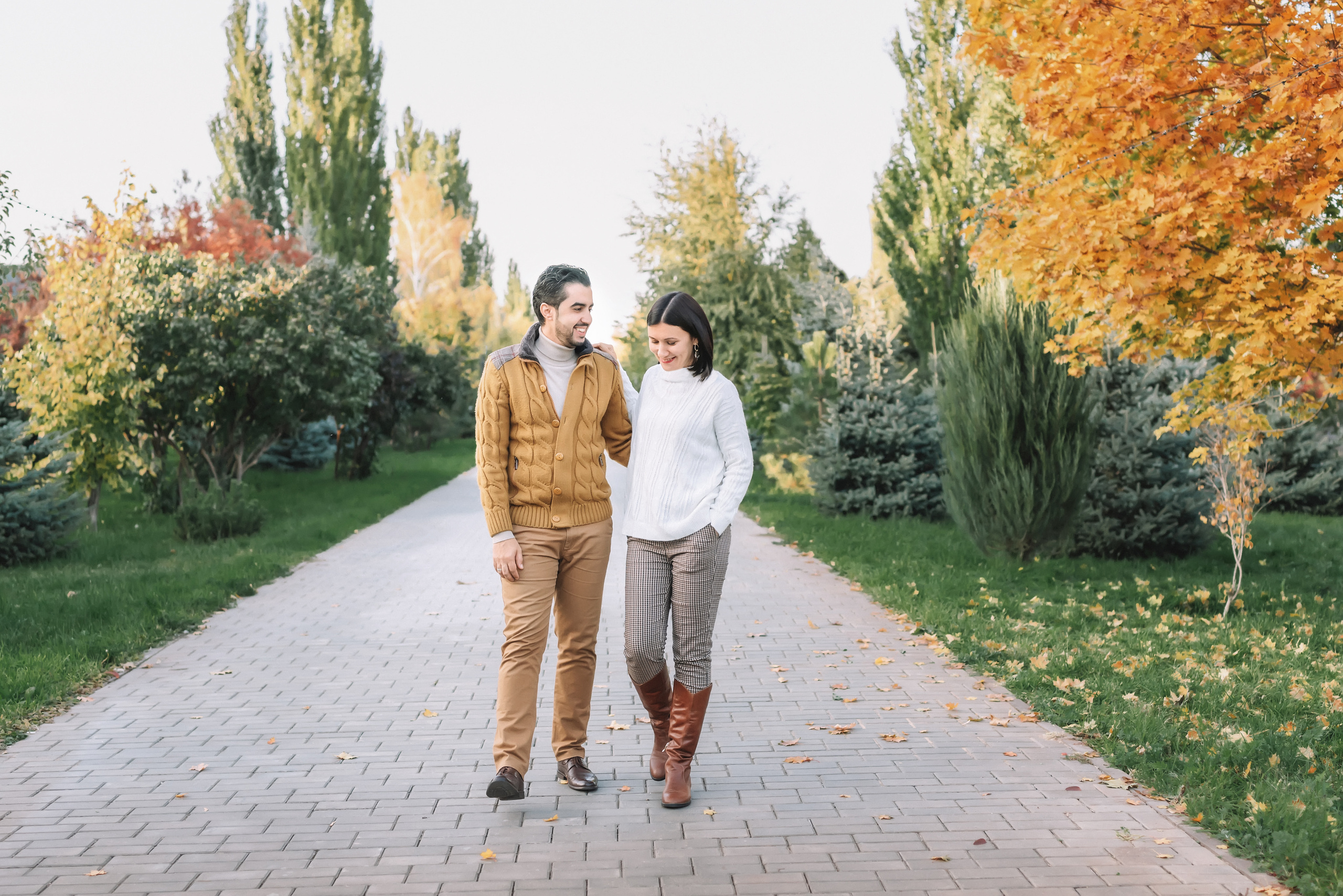 Осенняя прогулка. Церковный фотограф на Таинство Крещения и Венчания в Оренбурге и Оренбургской области Екатерина Белкина
