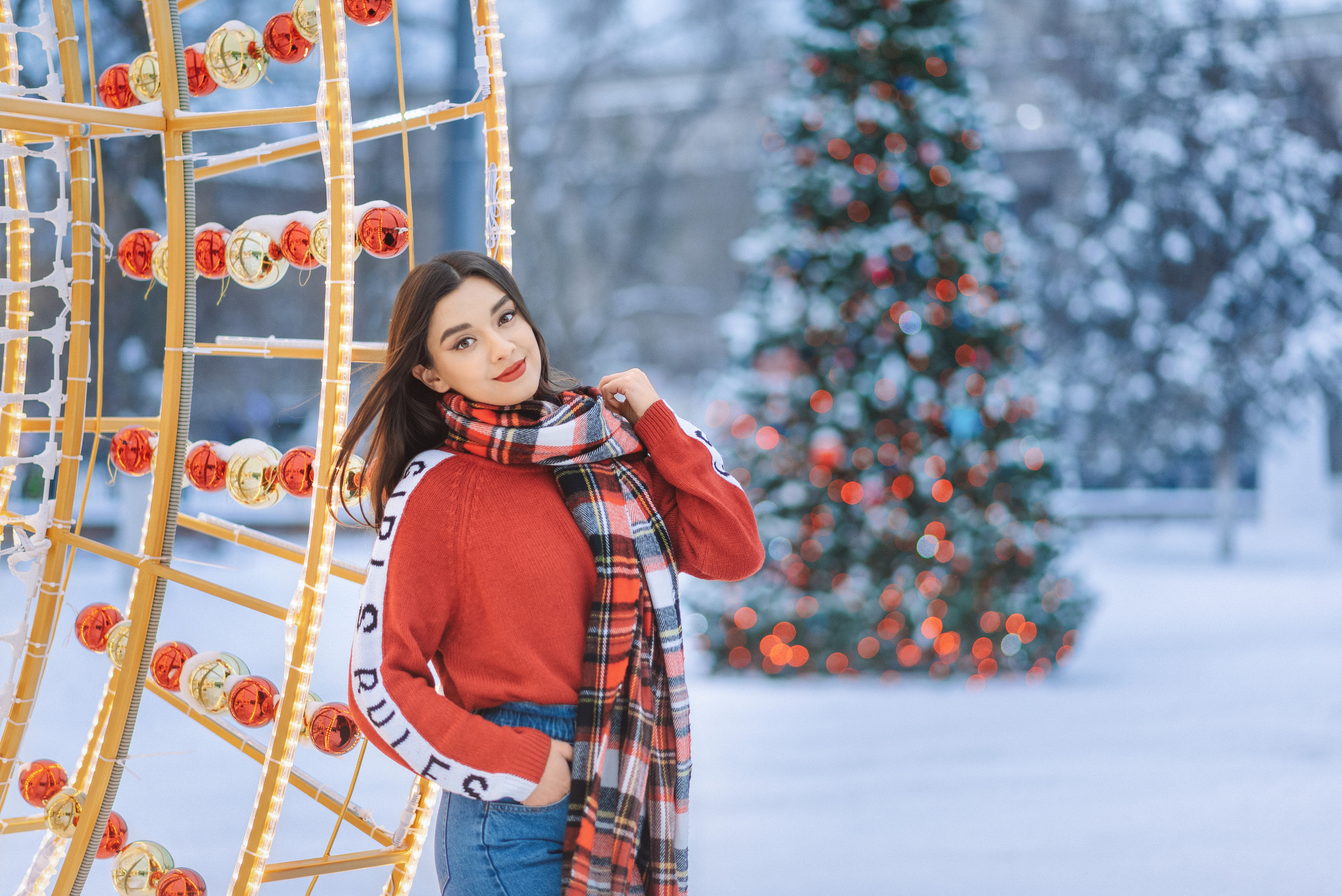 Новогодняя фотосессия. Лиза. Церковный фотограф на Таинство Крещения и Венчания в Оренбурге и Оренбургской области Екатерина Белкина