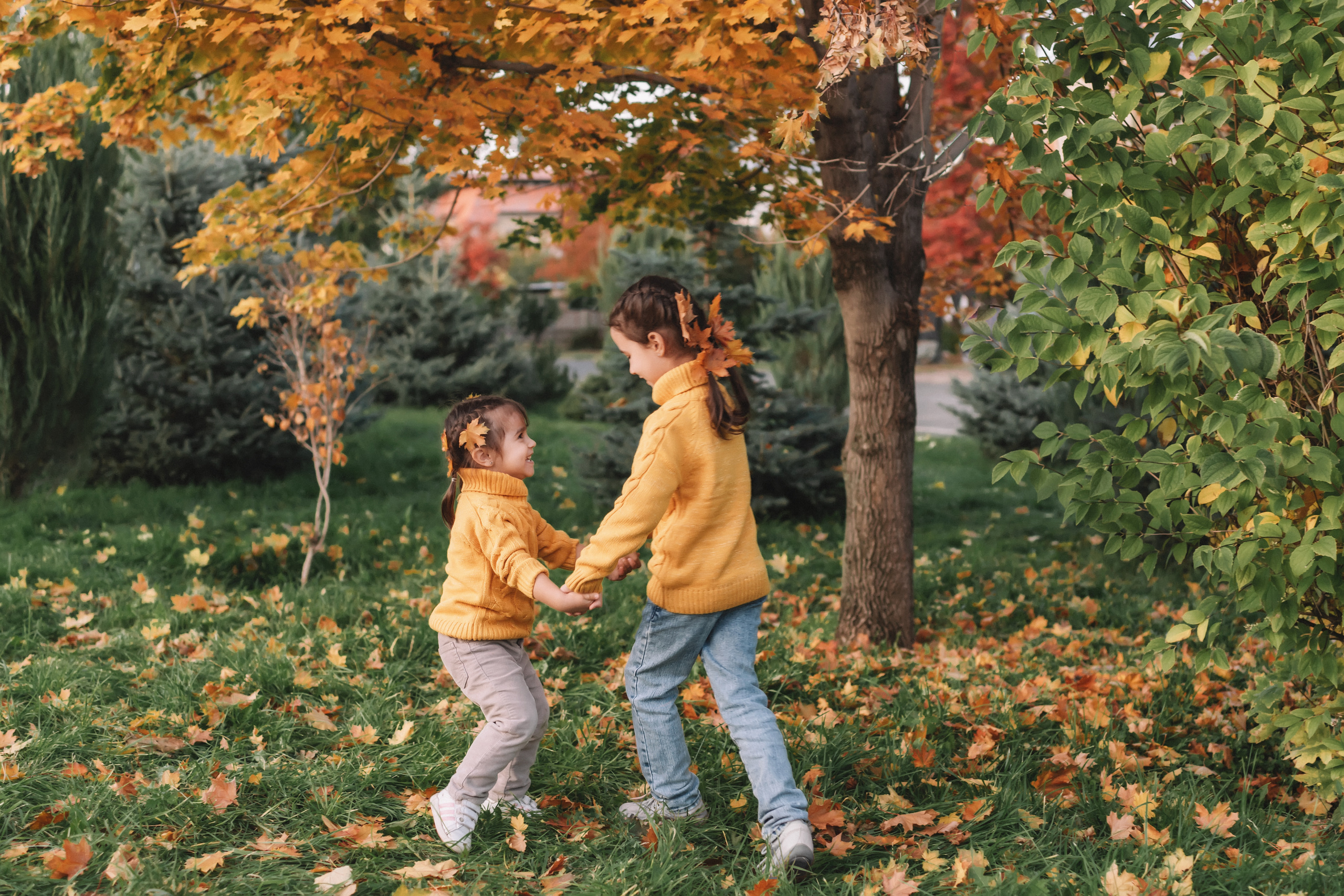 Осенняя прогулка. Церковный фотограф на Таинство Крещения и Венчания в Оренбурге и Оренбургской области Екатерина Белкина