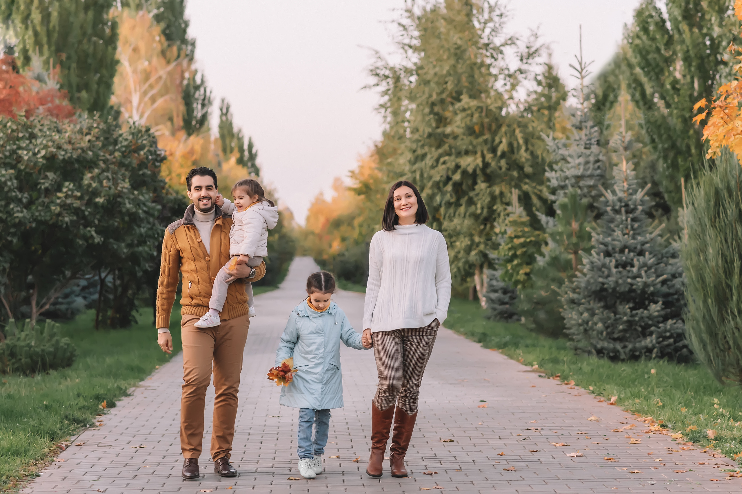Осенняя прогулка. Церковный фотограф на Таинство Крещения и Венчания в Оренбурге и Оренбургской области Екатерина Белкина