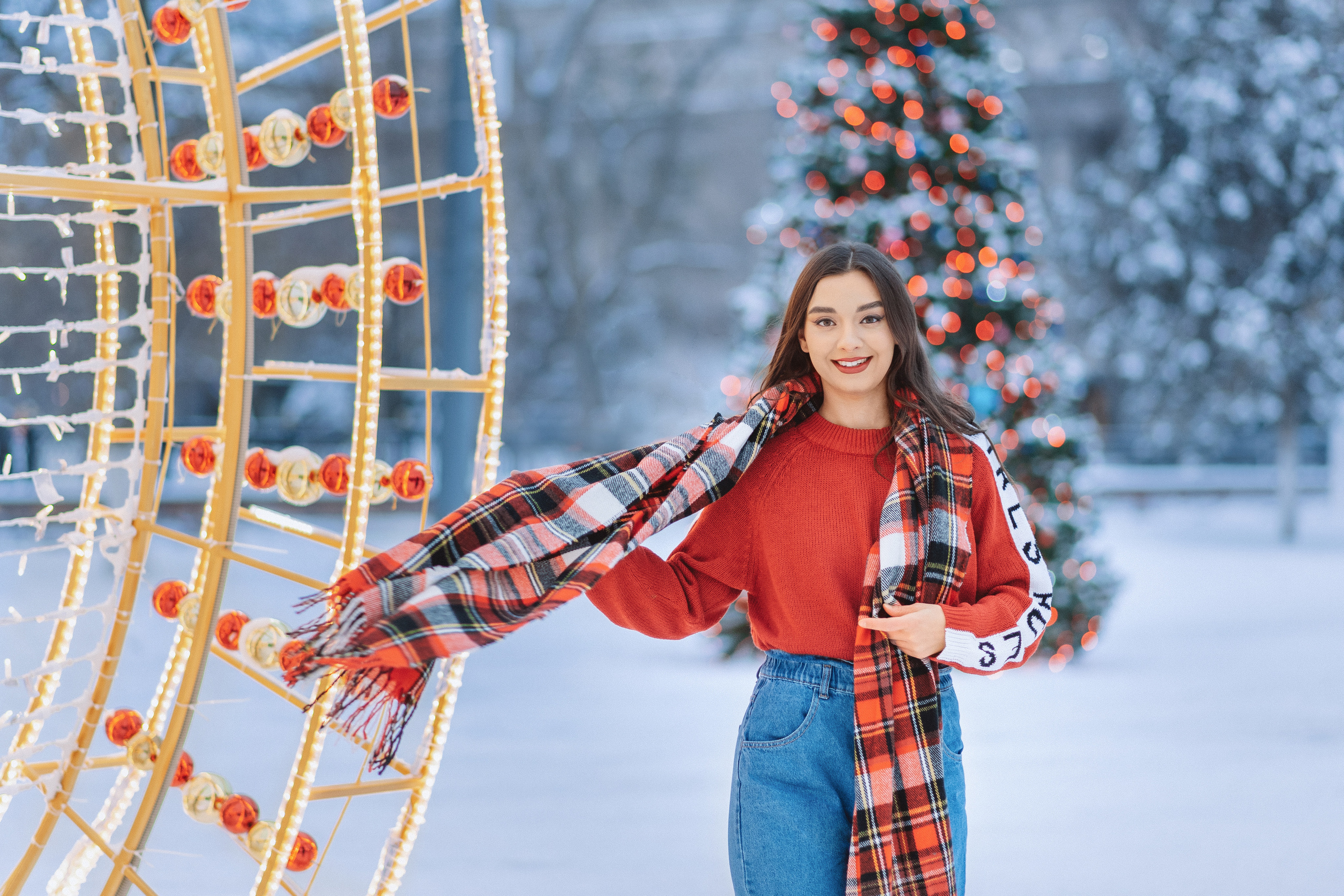 Новогодняя фотосессия. Лиза. Церковный фотограф на Таинство Крещения и Венчания в Оренбурге и Оренбургской области Екатерина Белкина