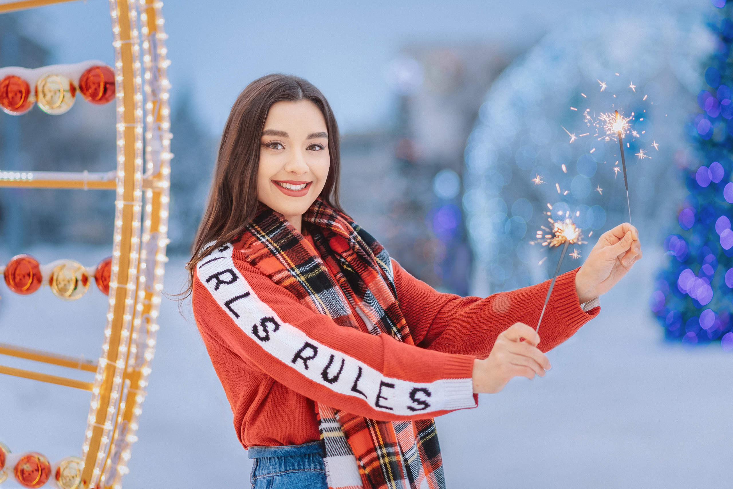 Новогодняя фотосессия. Лиза. Церковный фотограф на Таинство Крещения и Венчания в Оренбурге и Оренбургской области Екатерина Белкина