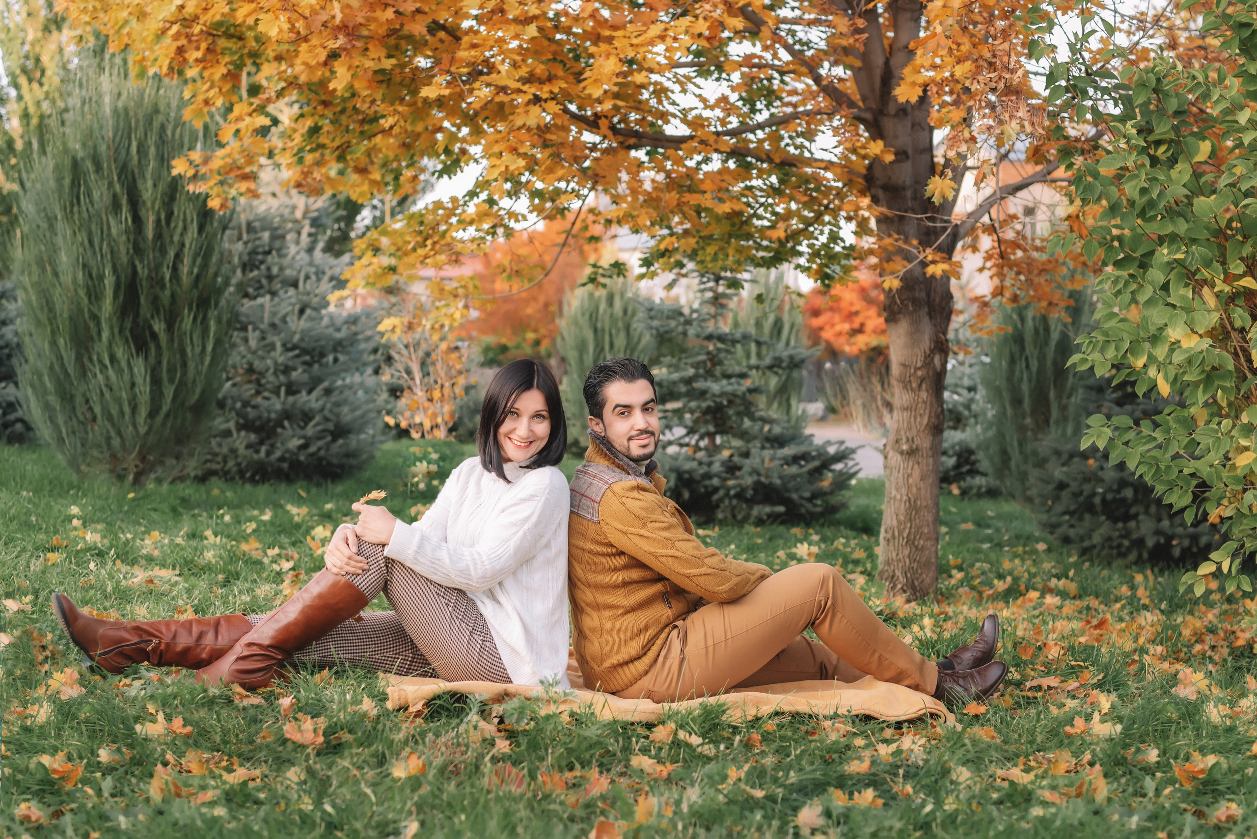 Осенняя прогулка. Церковный фотограф на Таинство Крещения и Венчания в Оренбурге и Оренбургской области Екатерина Белкина