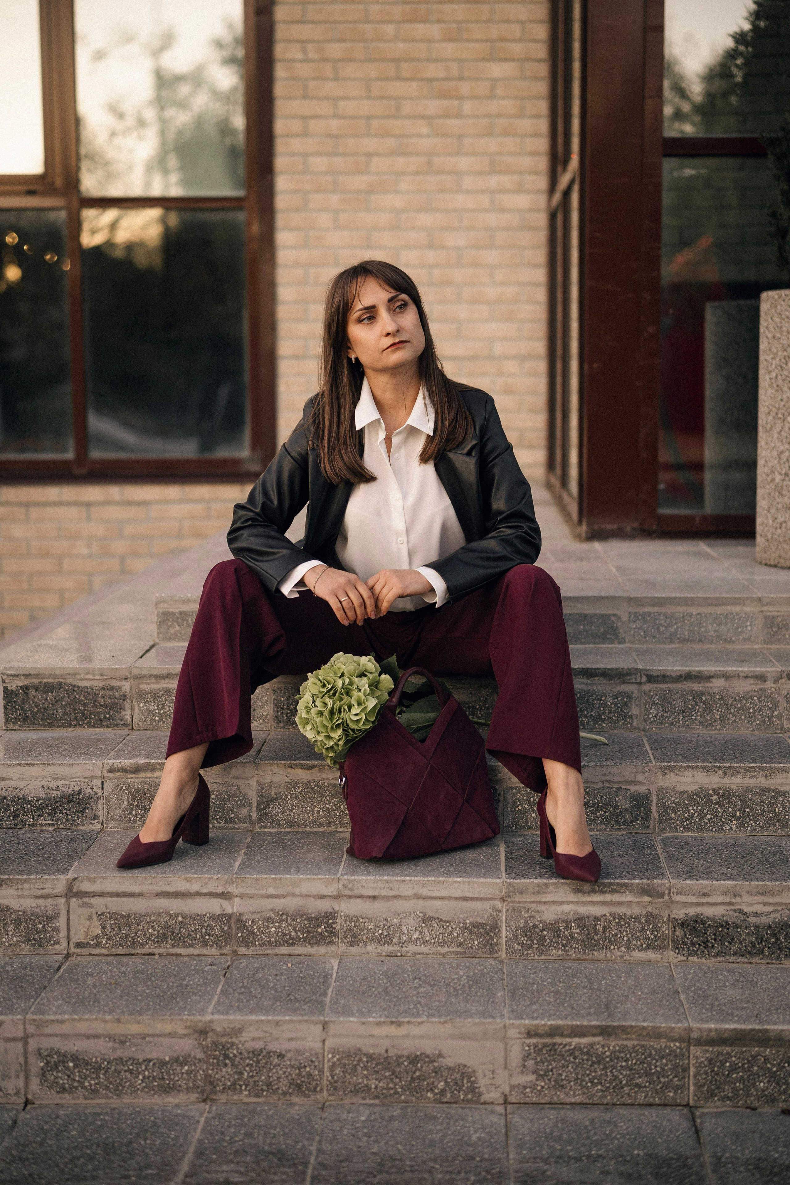 Натали с гортензией. Портретный, семейный и свадебный фотограф в Нарьян-Маре