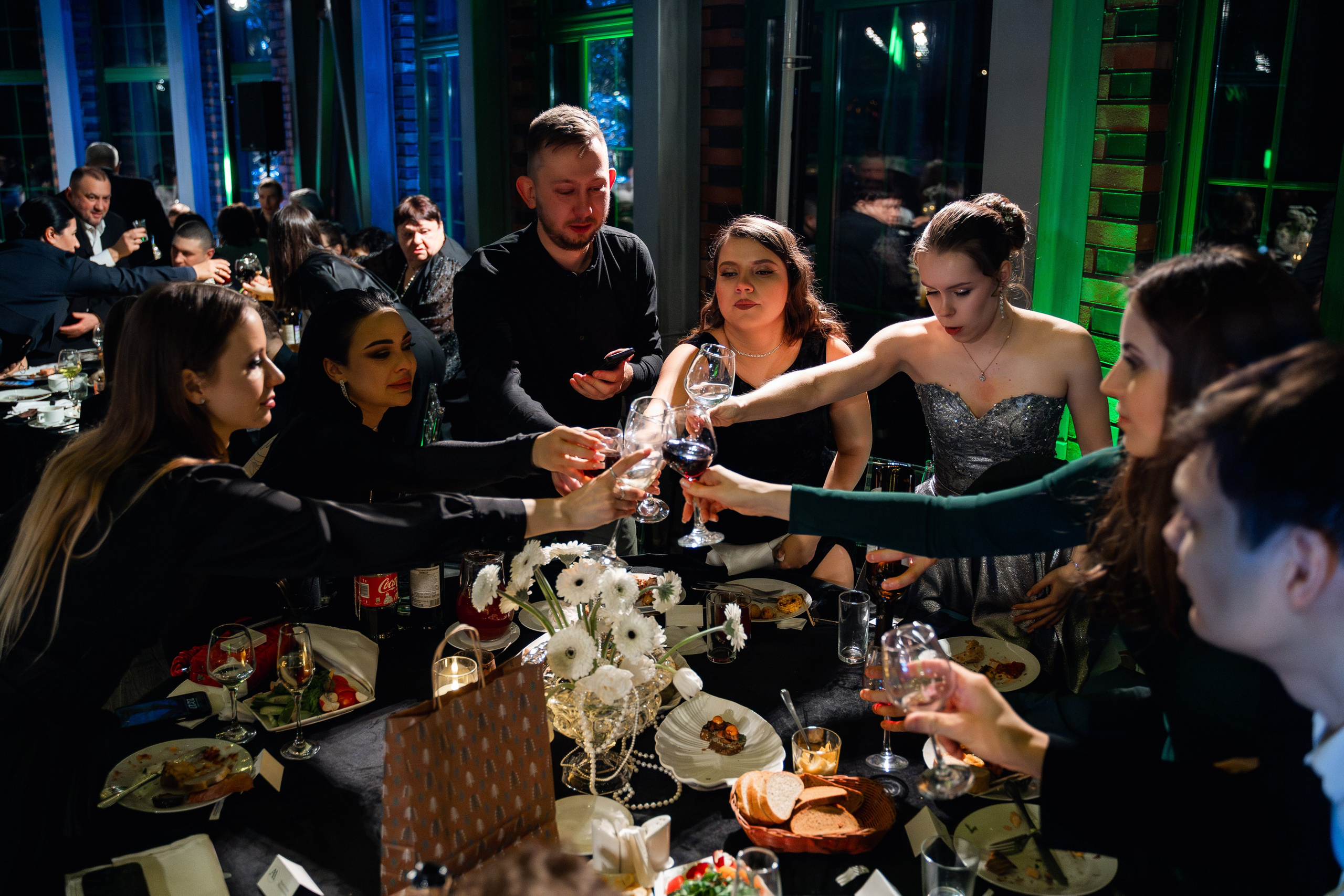 Свадебный банкет. Свадебный фотограф Москва и МО