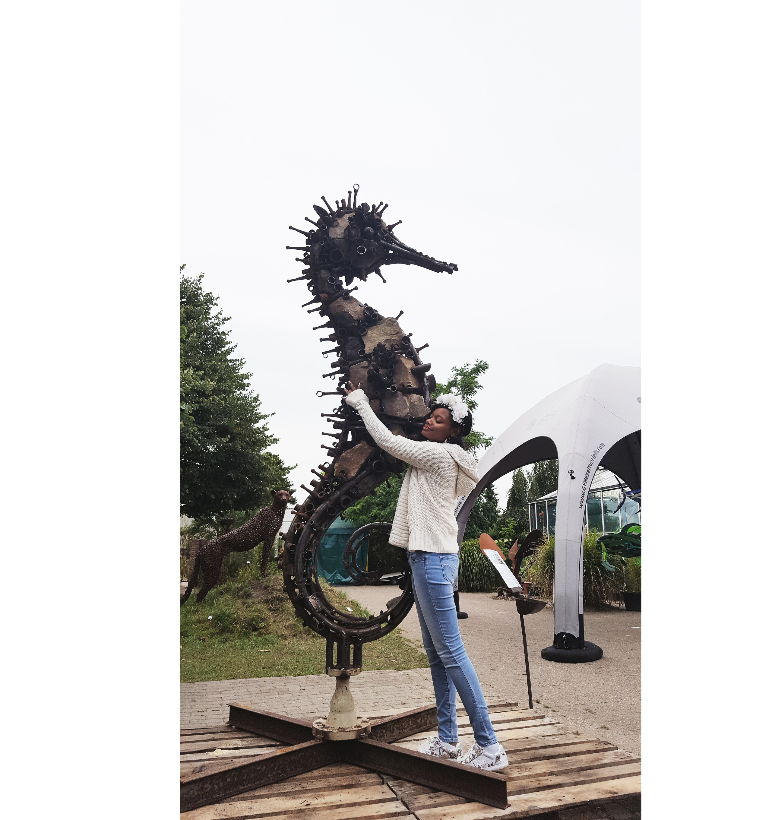 Морской конёк _ Германия _ Дангаст _ Северное море _ 2018. Художник — скульптор Антонина Фатхуллина