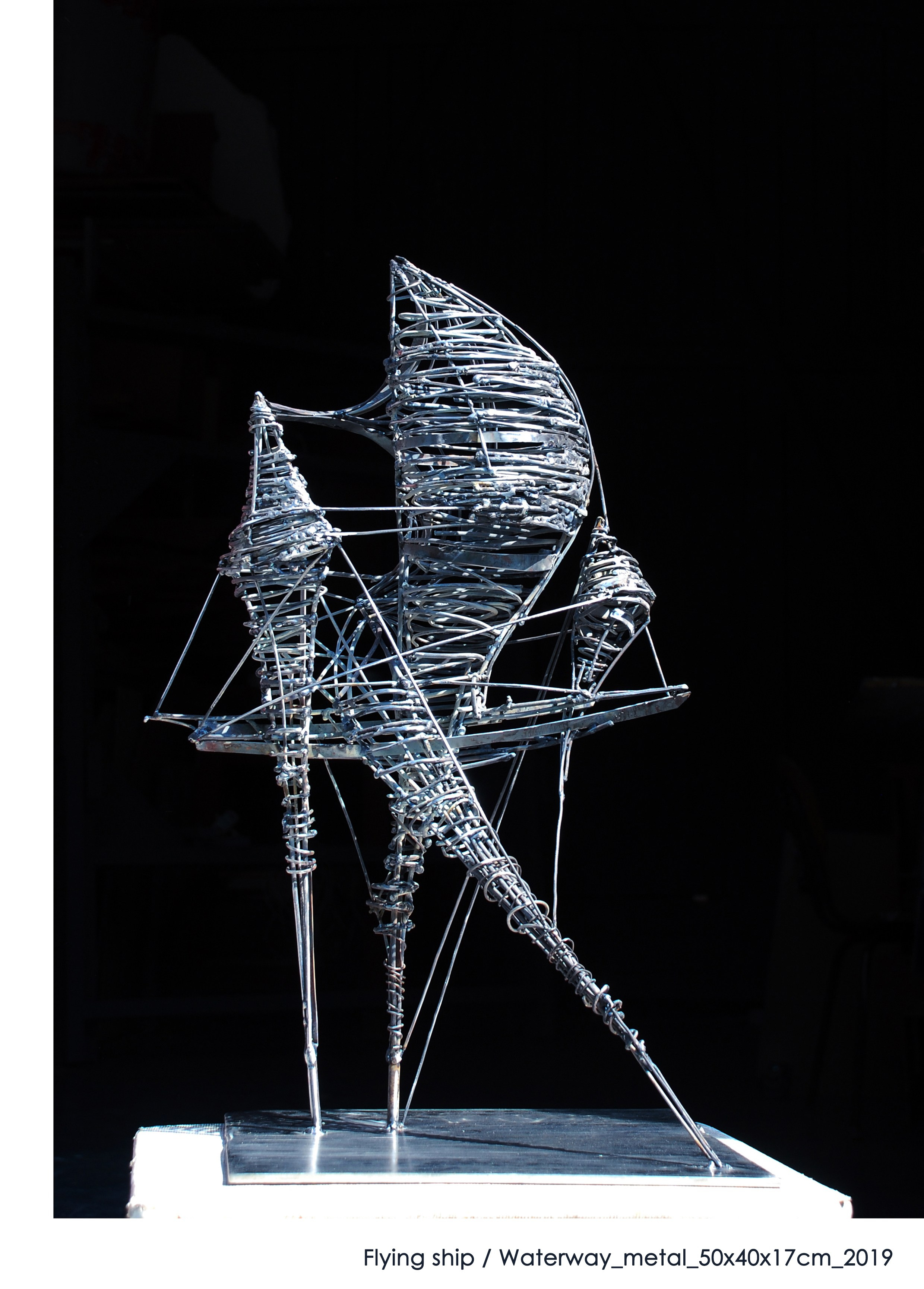 Летучий корабль/водный путь. Художник — скульптор Антонина Фатхуллина