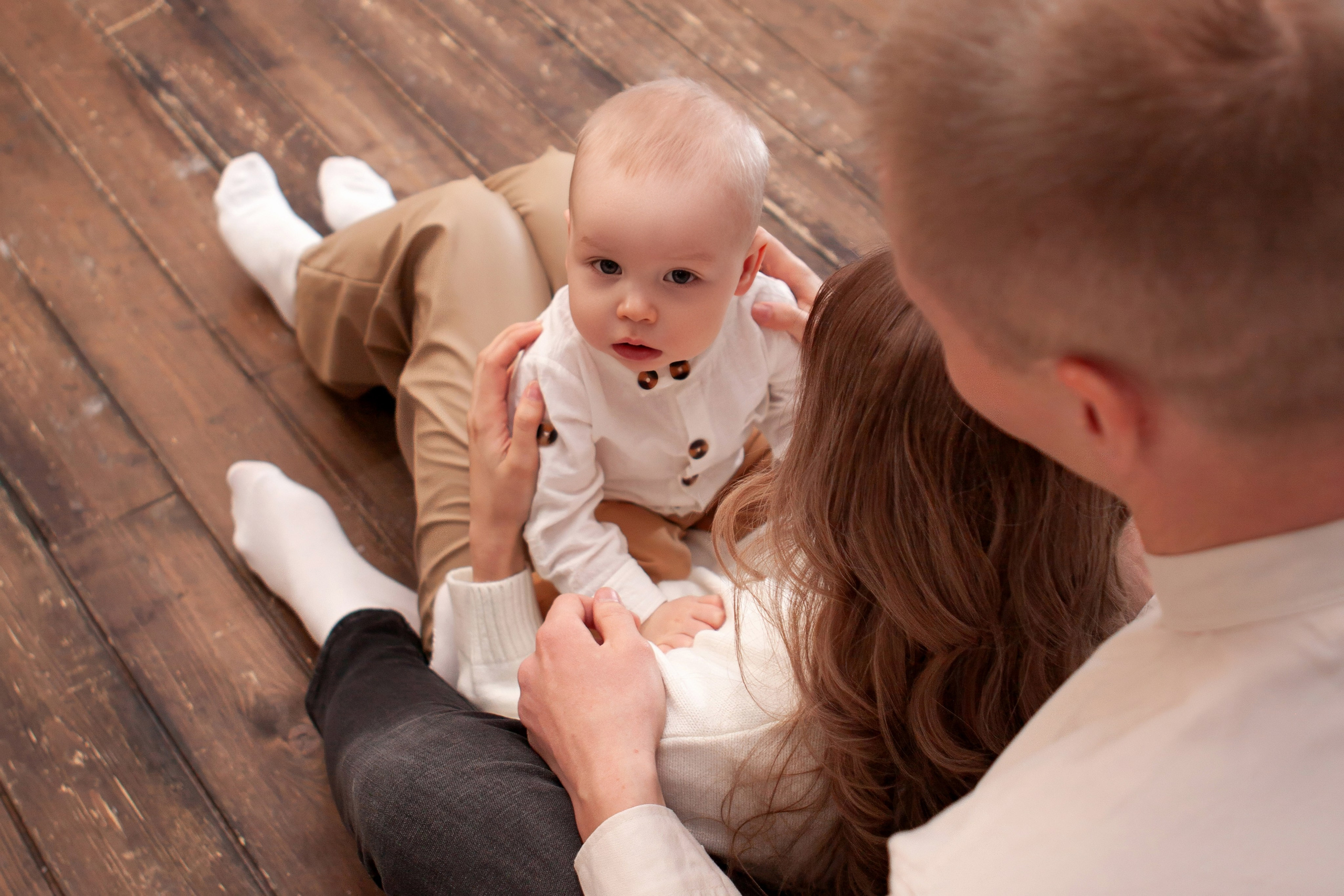 Семейная фотосессия в студии. Фотограф Ставрополь Пятигорск Елизавета Дарина