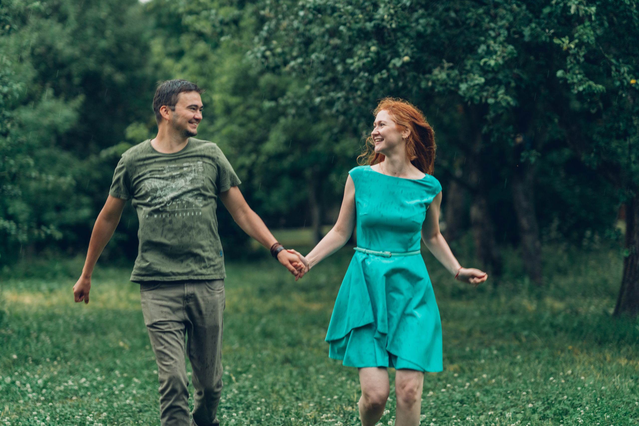 Дождливая история большого счастья. Профессиональный детский и семейный фотограф в Москве Диля Грошева