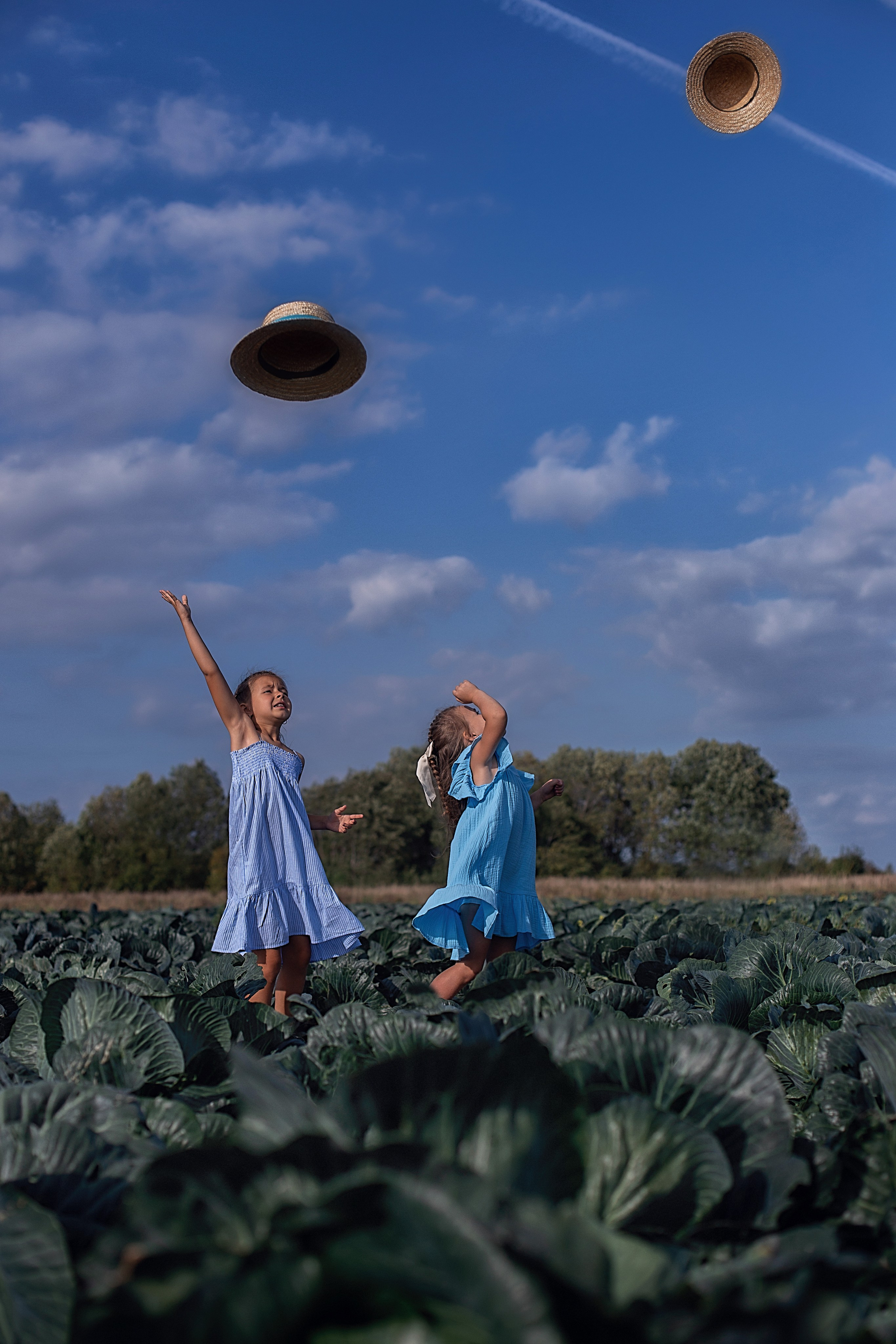 Капустное поле_Ленинградская область. Семейный фотограф в Санкт-Петербурге