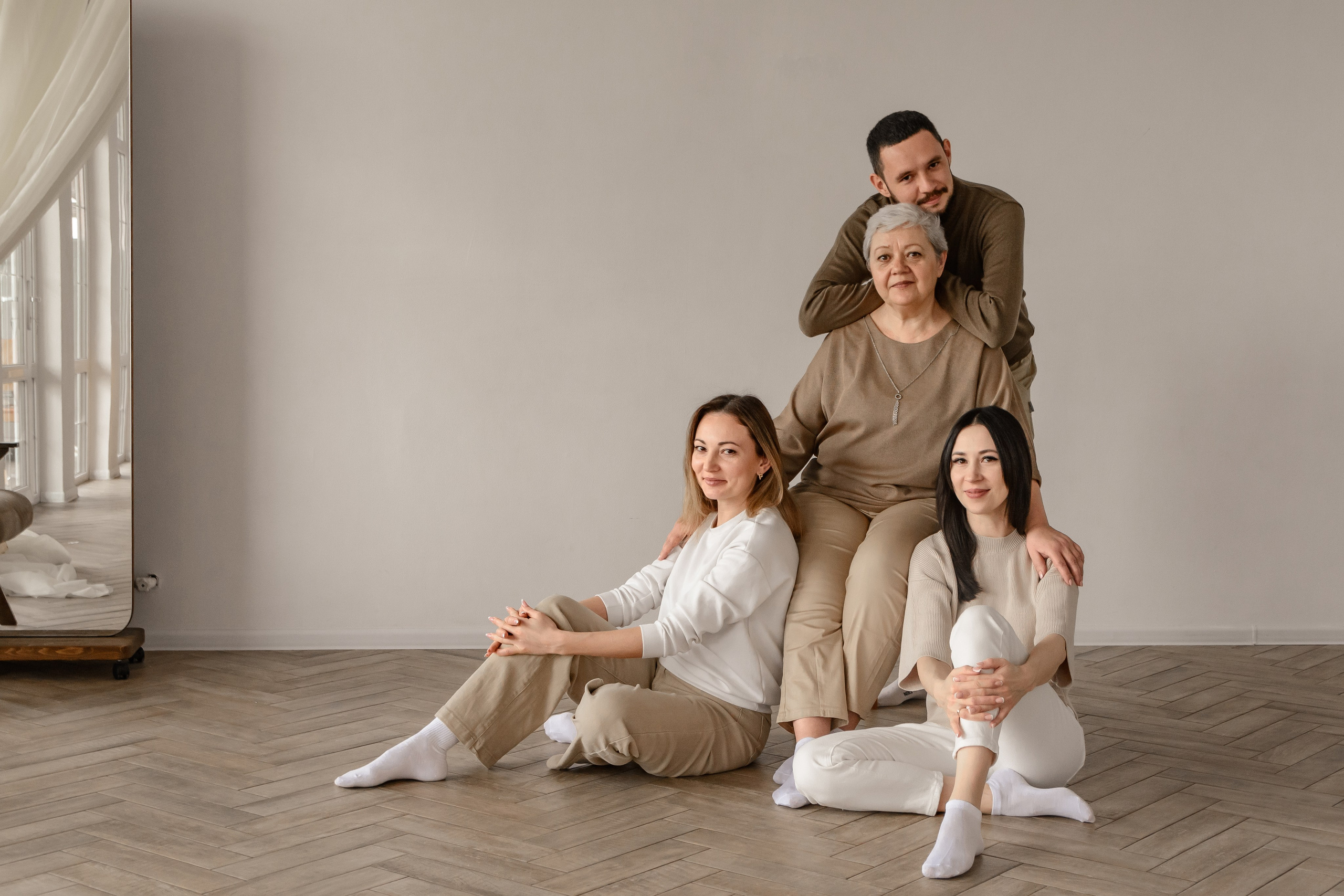 Семейная фотосессия со взрослыми детьми. Семейный и детский фотограф Кущ Наташа