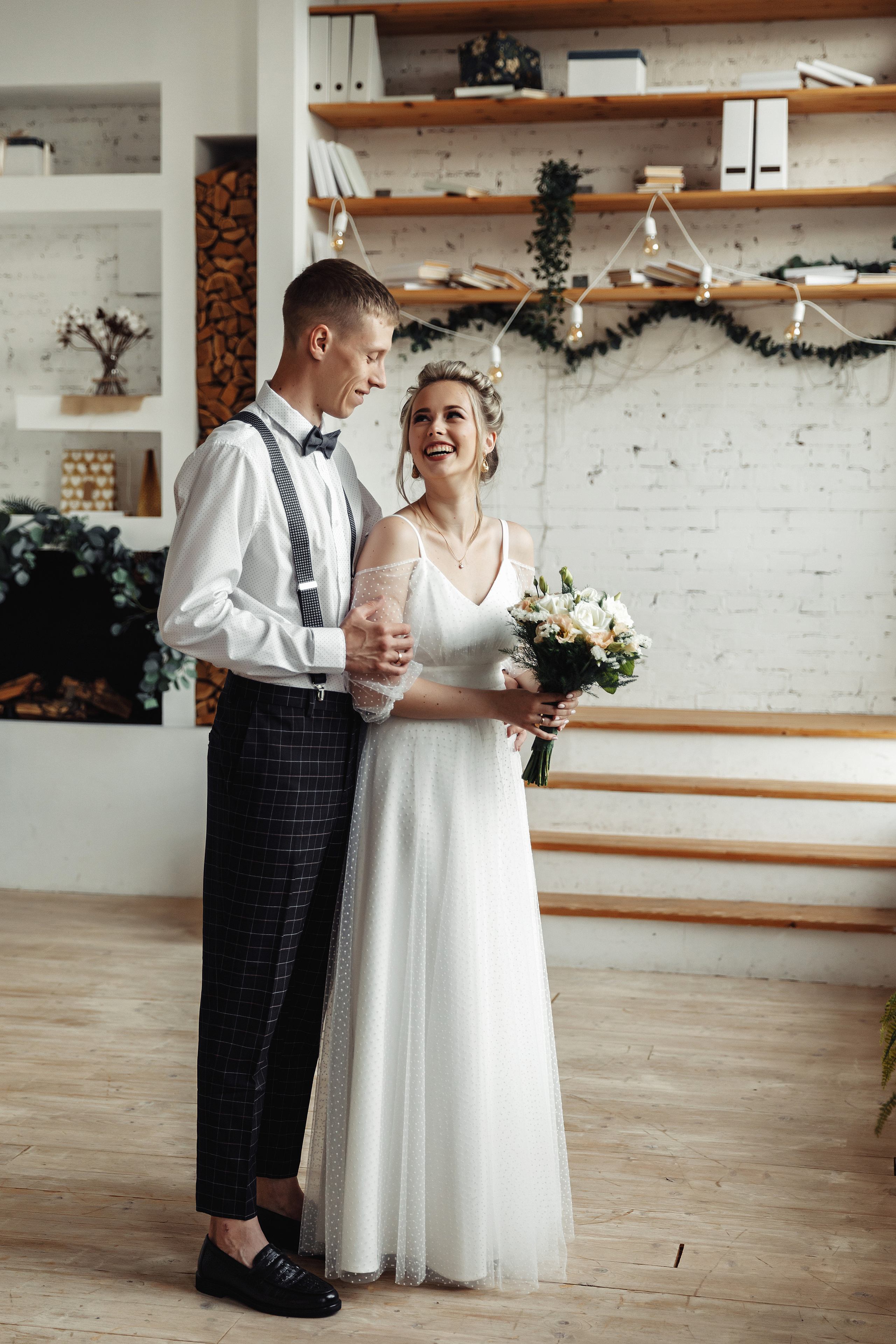 Съёмка в уютной студии Александр и Радмила. Фотограф Вячеслав Майстренко