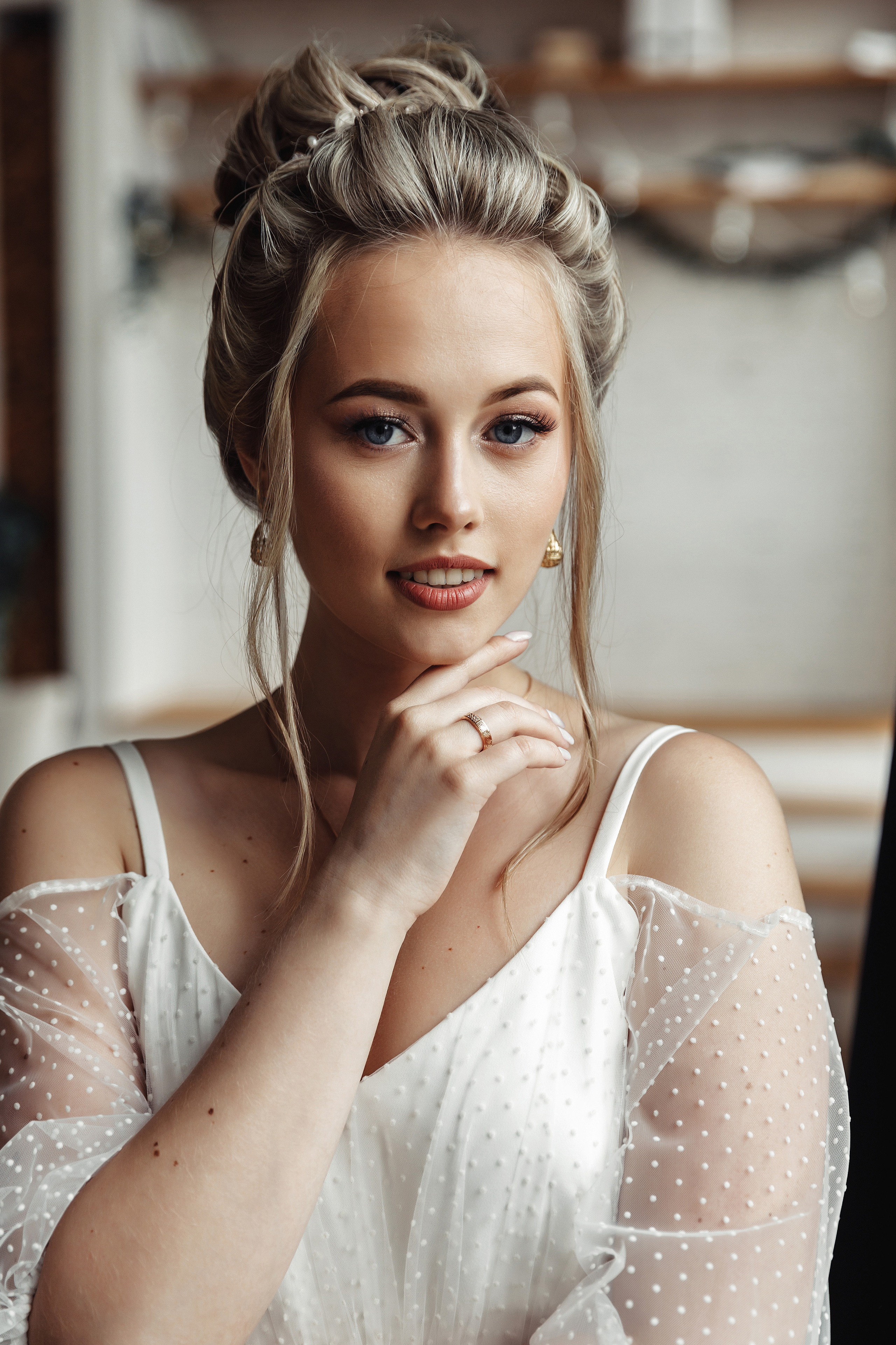 Съёмка в уютной студии Александр и Радмила. Фотограф Вячеслав Майстренко