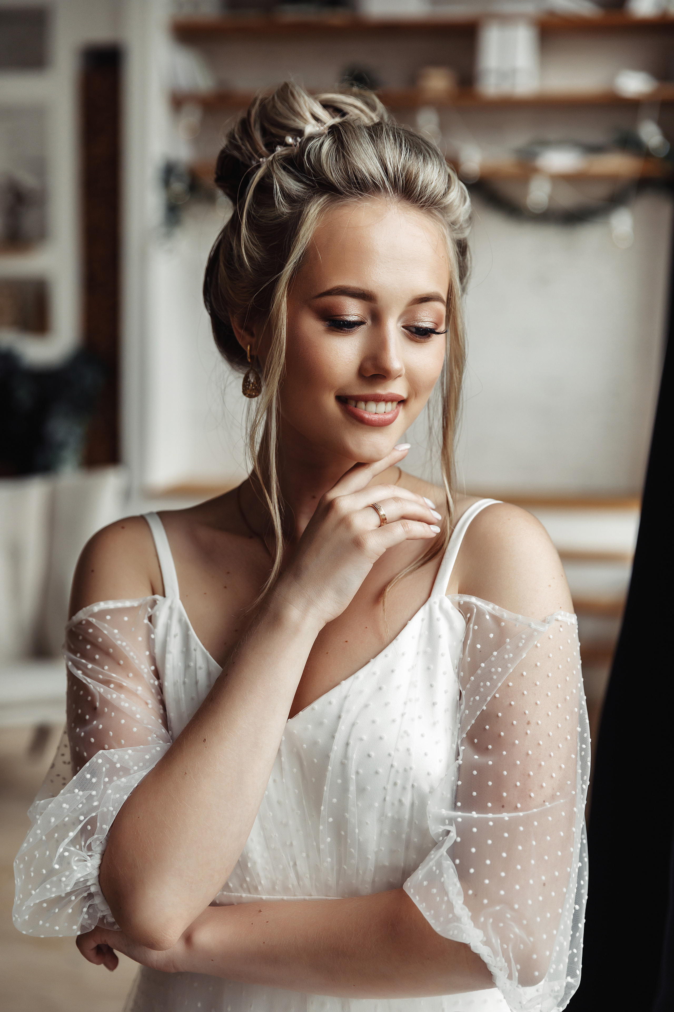 Съёмка в уютной студии Александр и Радмила. Фотограф Вячеслав Майстренко