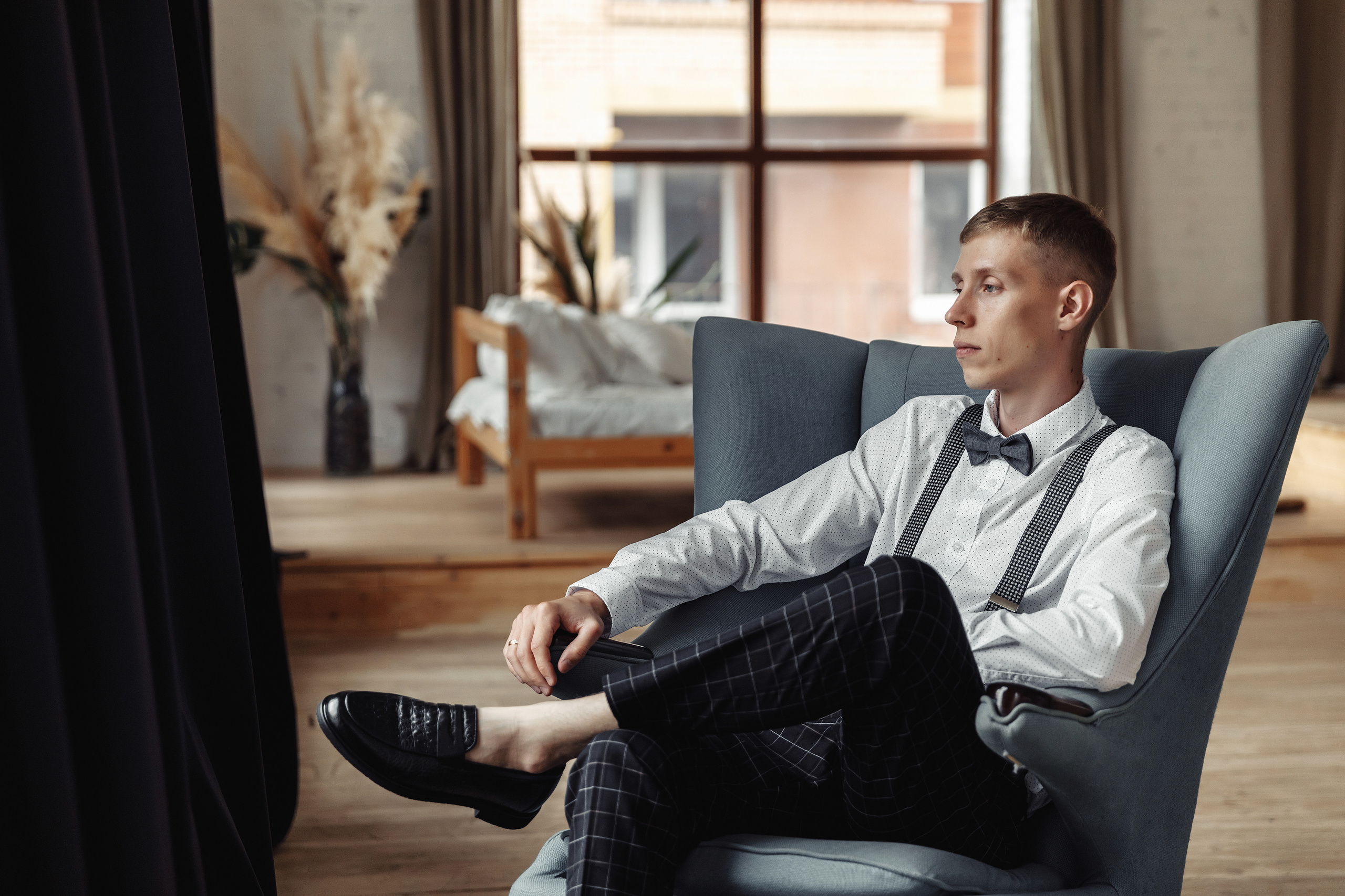 Съёмка в уютной студии Александр и Радмила. Фотограф Вячеслав Майстренко