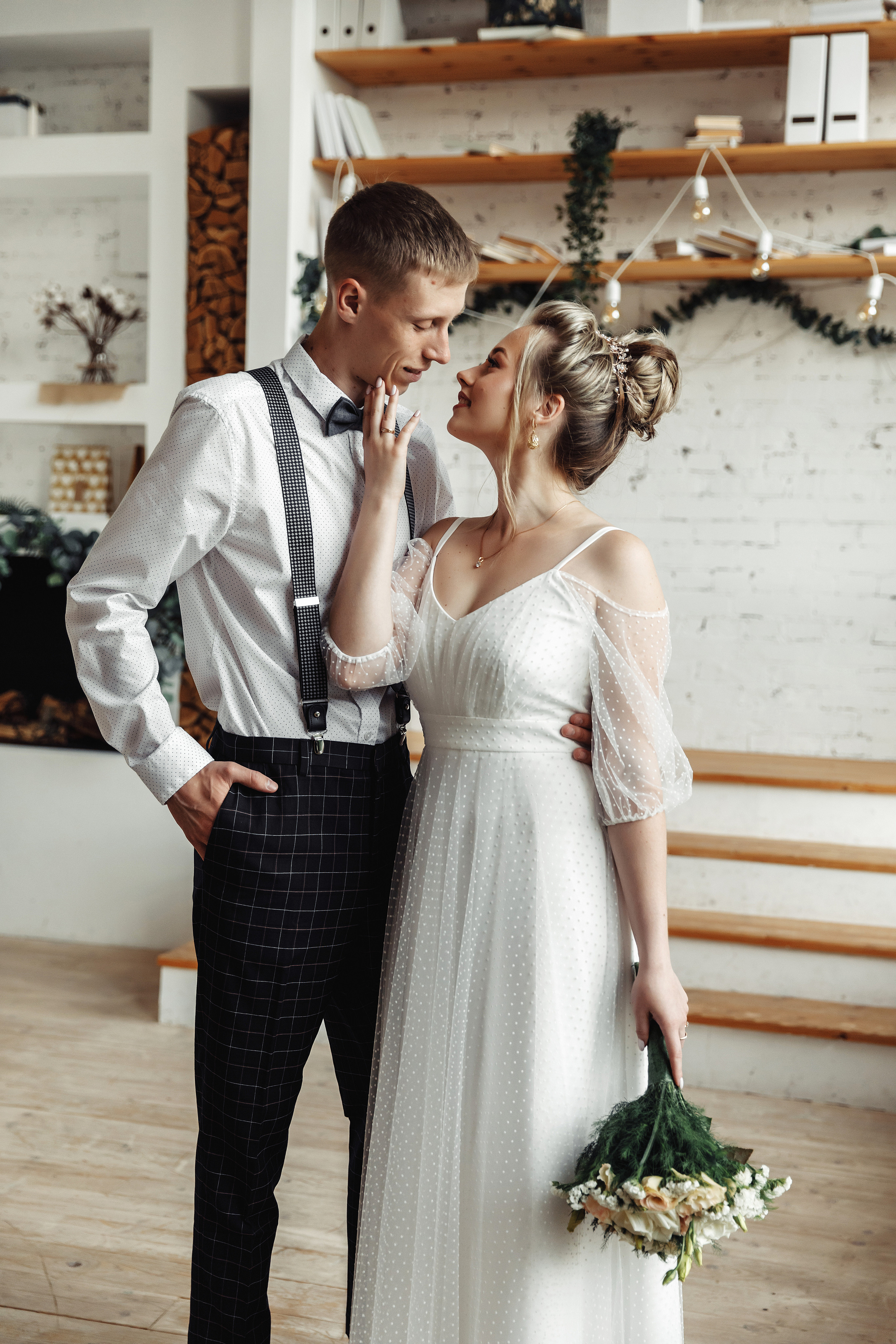 Съёмка в уютной студии Александр и Радмила. Фотограф Вячеслав Майстренко