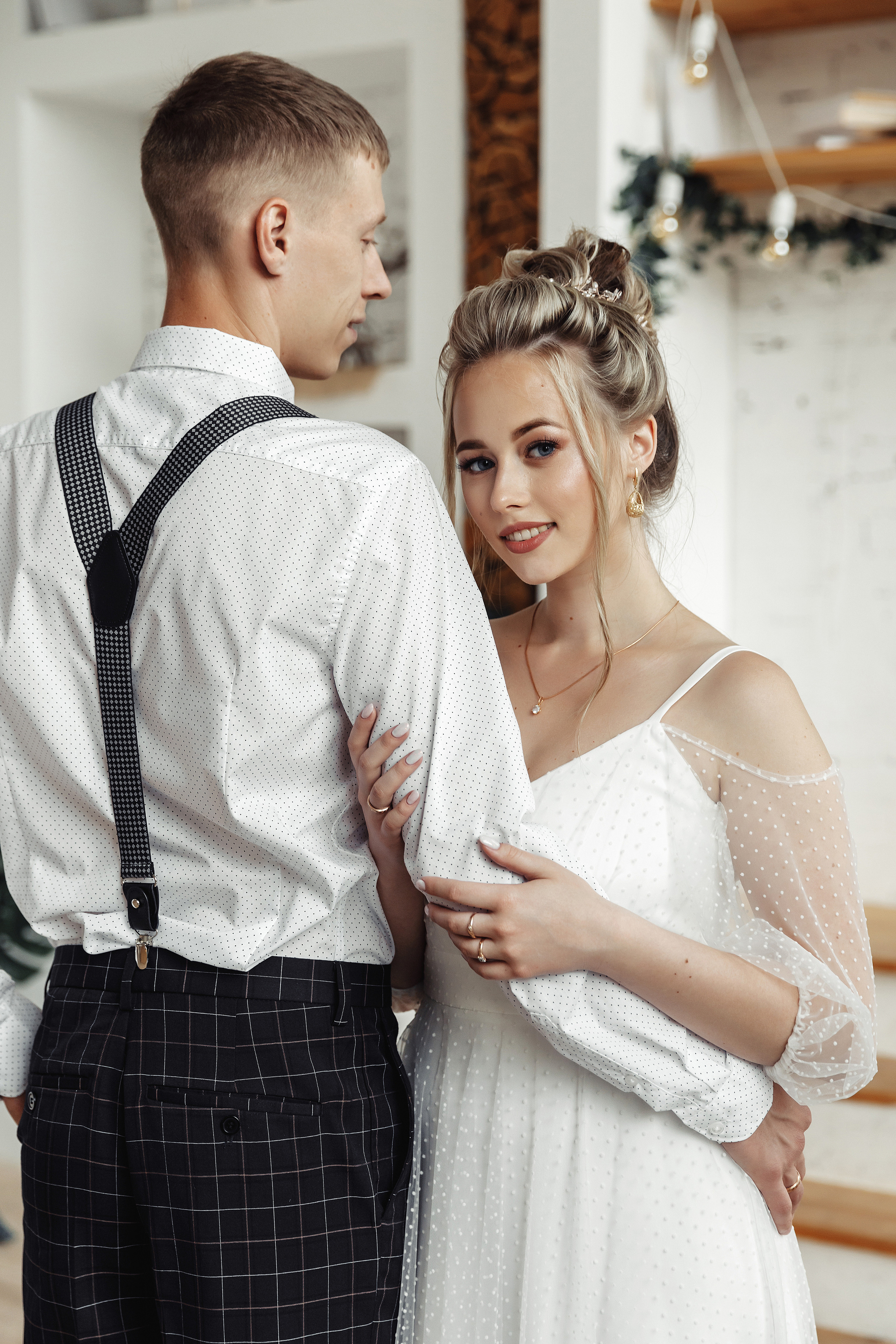 Съёмка в уютной студии Александр и Радмила. Фотограф Вячеслав Майстренко