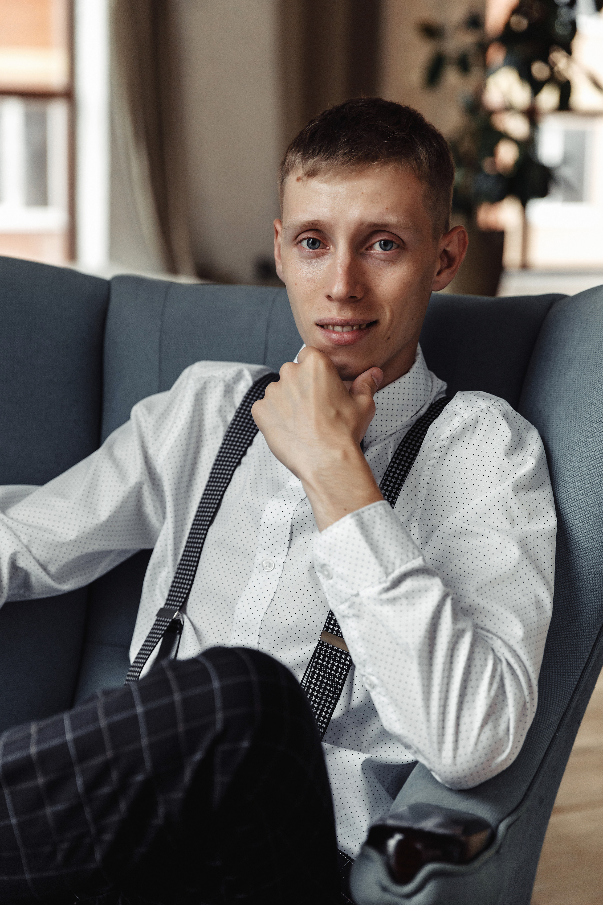 Съёмка в уютной студии Александр и Радмила. Фотограф Вячеслав Майстренко