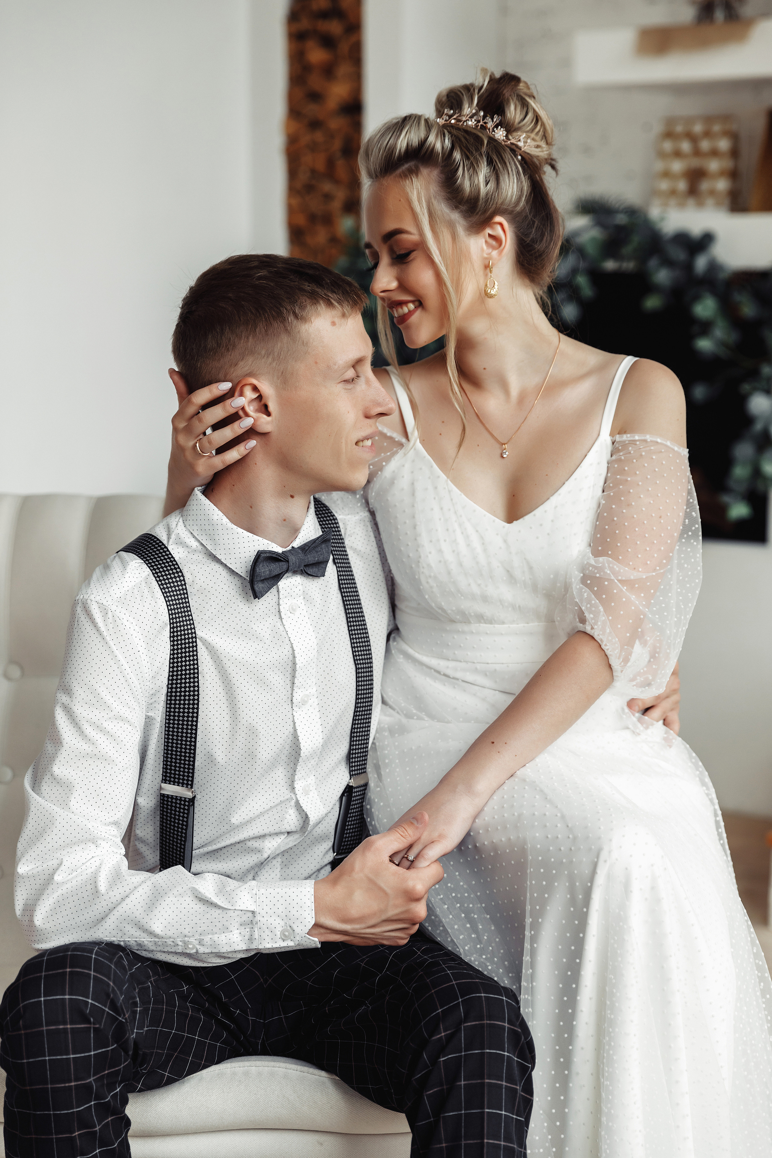 Съёмка в уютной студии Александр и Радмила. Фотограф Вячеслав Майстренко