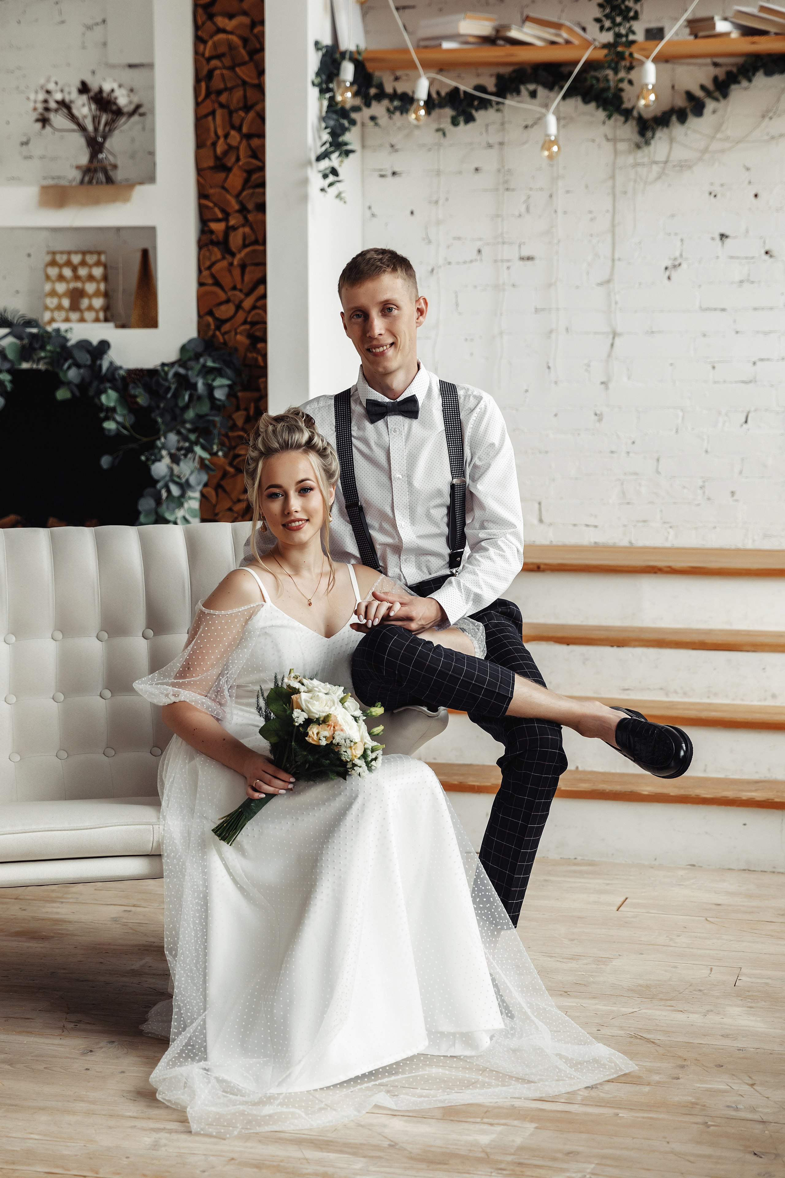 Съёмка в уютной студии Александр и Радмила. Фотограф Вячеслав Майстренко