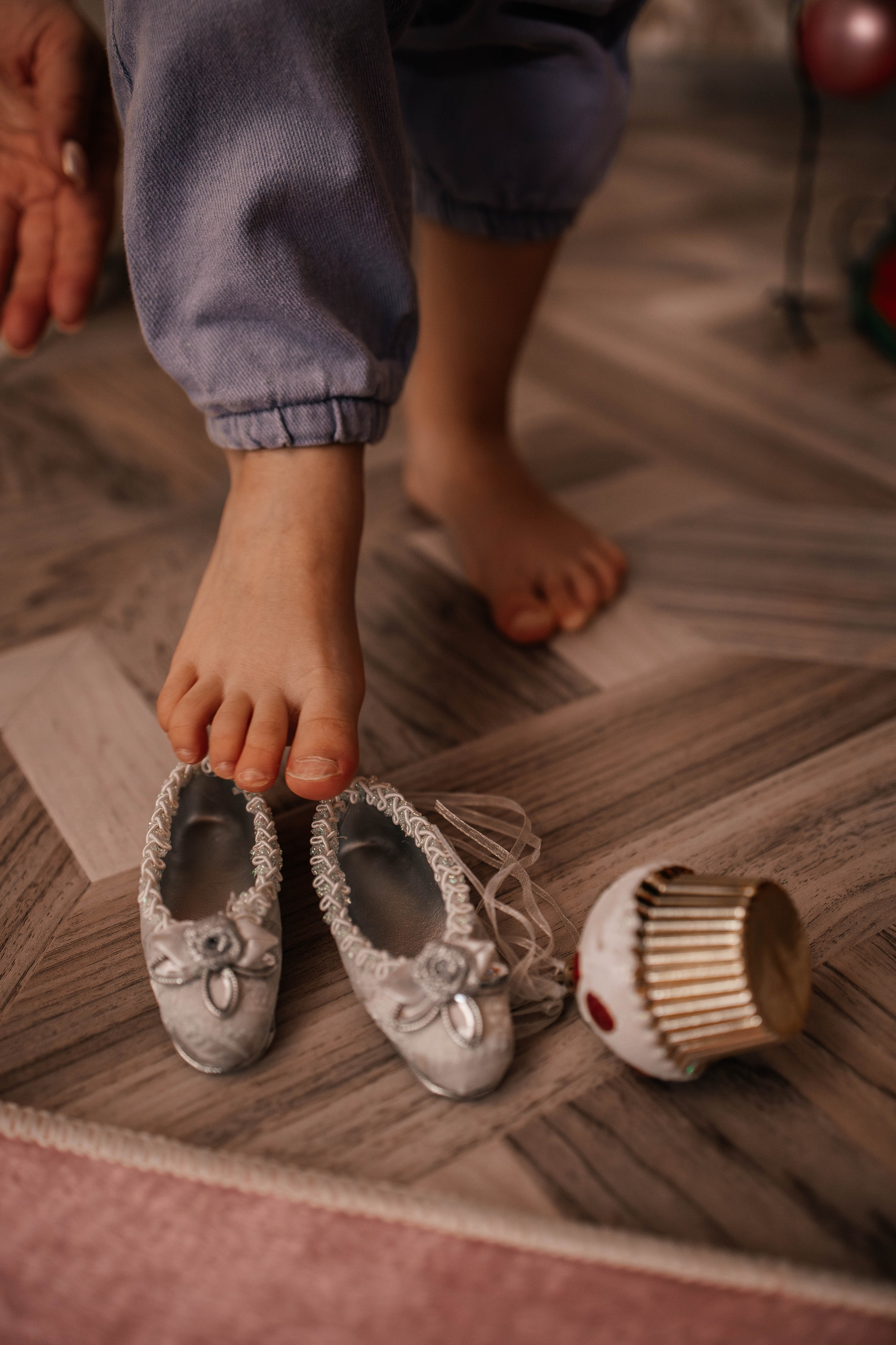 Семейная новогодняя фотосессия дома для Лены, мама Любы и Дашули. Семейный фотограф в Москве, Щелково, Фрязино _ Виктория Степанова