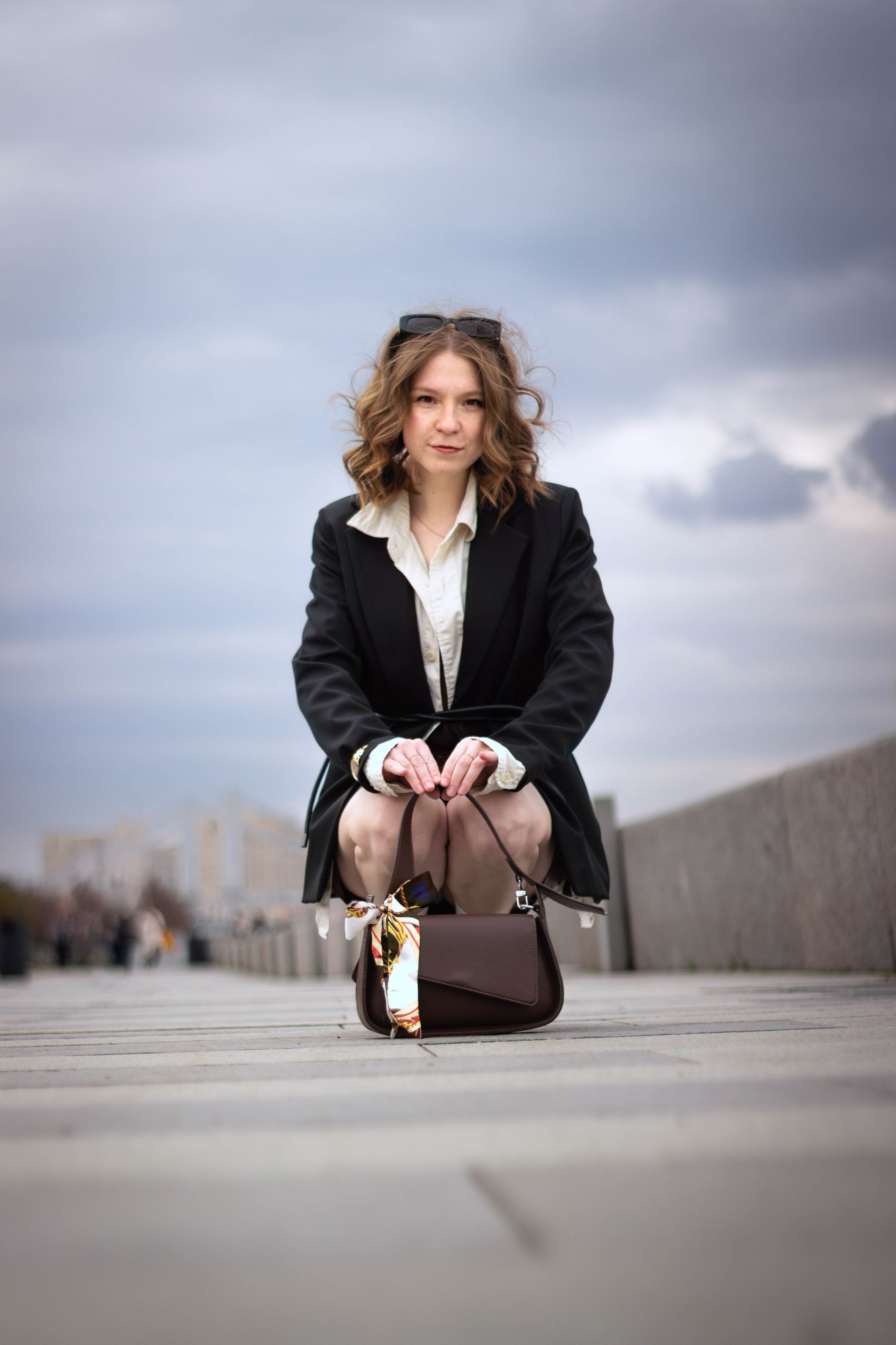 Аня на Крымской набережной. Портретный фотограф Москва Юлия Трякина