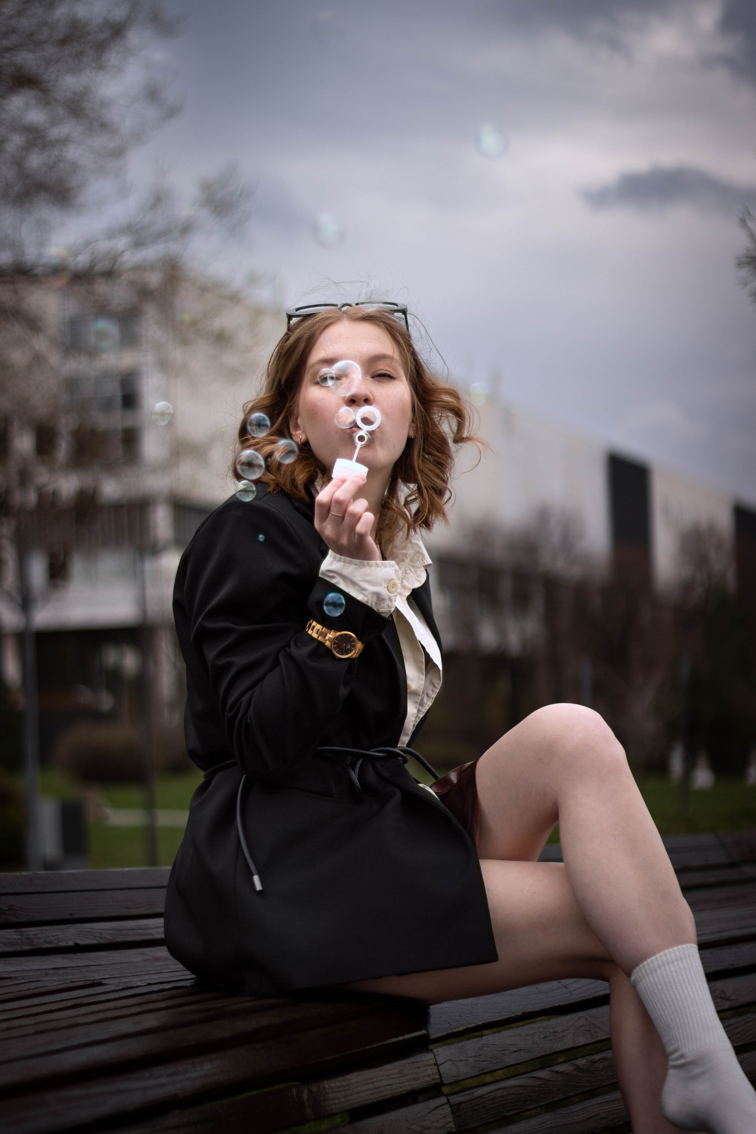 Аня на Крымской набережной. Портретный фотограф Москва Юлия Трякина