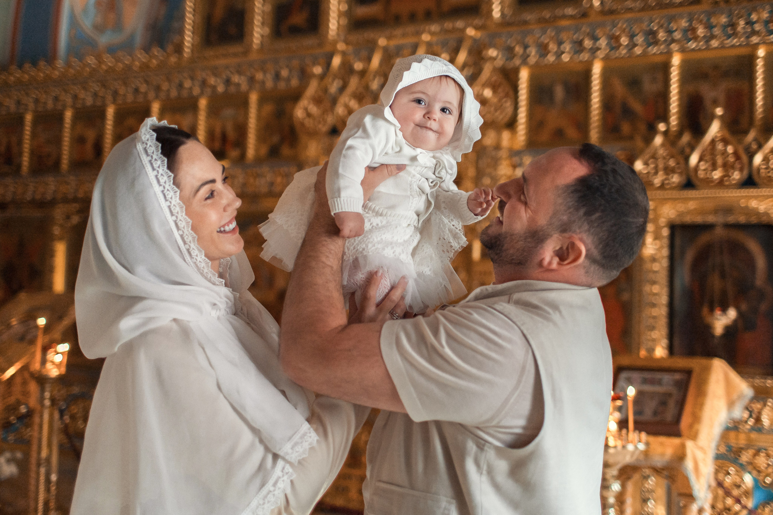 Крещение в Зачатьевском Монастыре. Профессиональный фотограф в Москве и Мо Мария Шантарёва