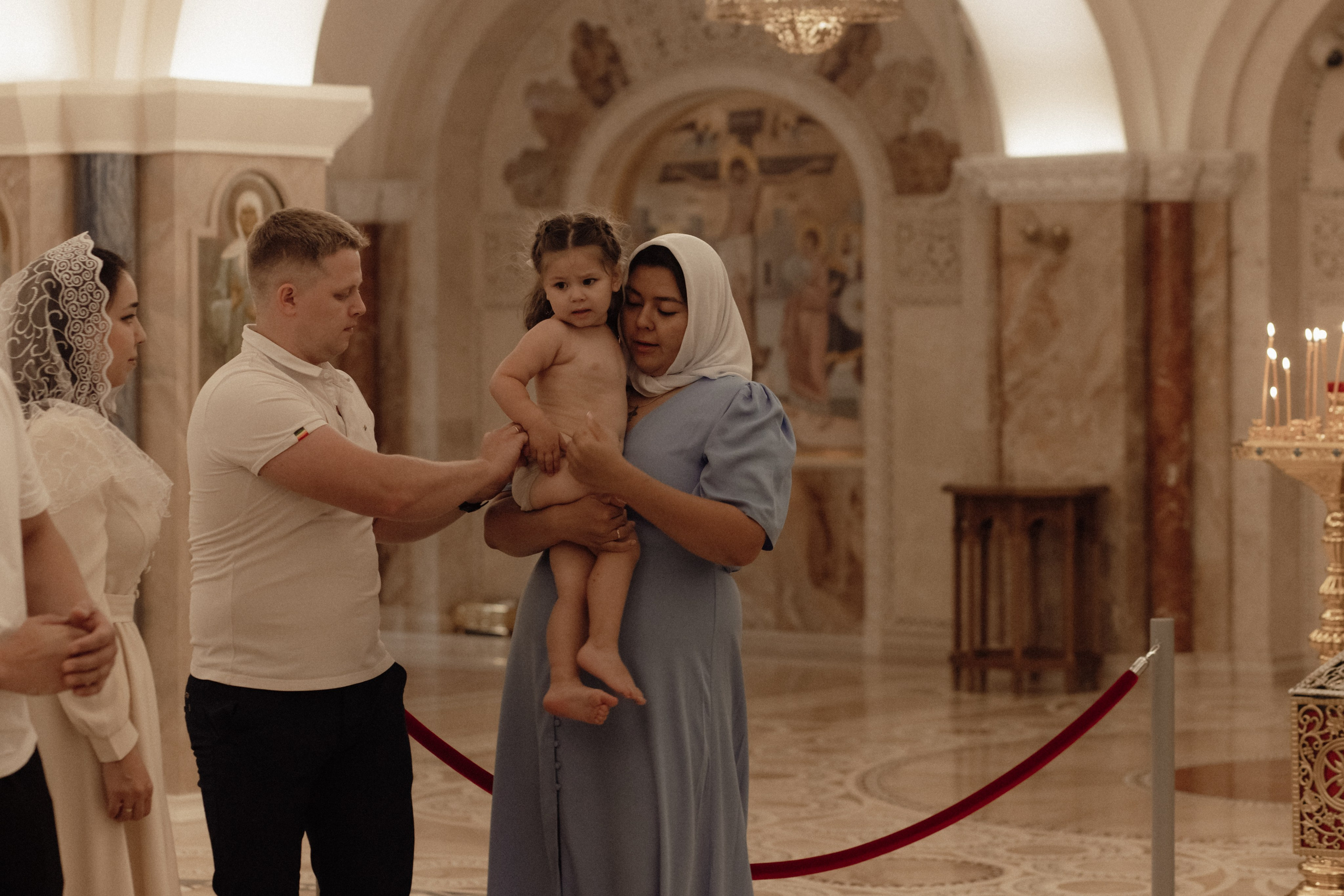 Крещение Киры. Семейный и свадебный фотограф в Челябинске Мария Леонтьева