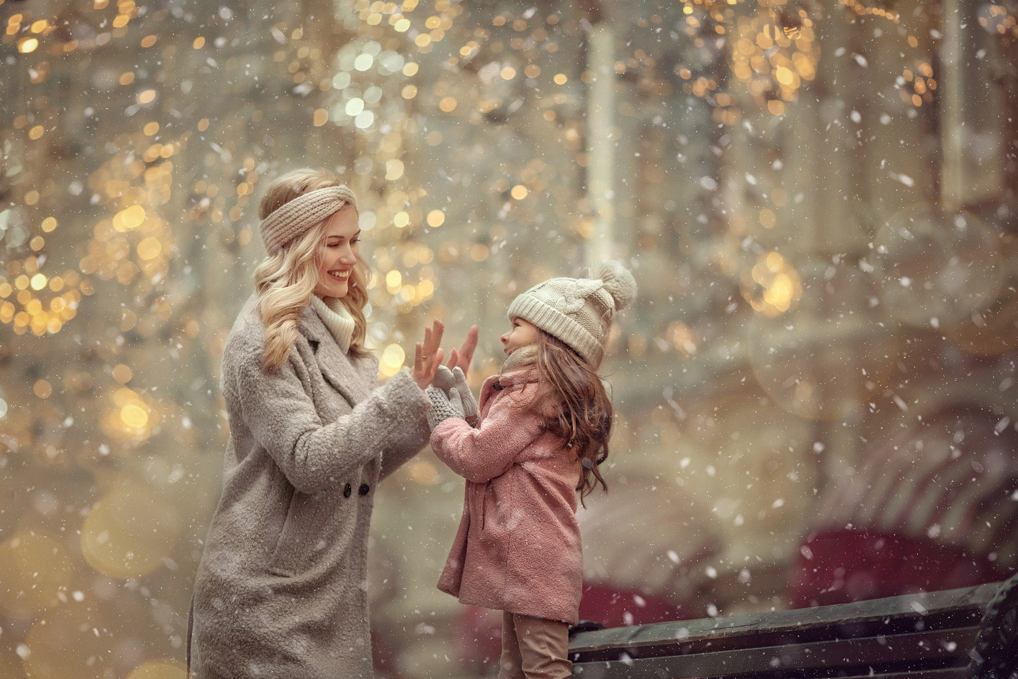 Новогодняя Москва. Семейный фотограф Микульская Ирина