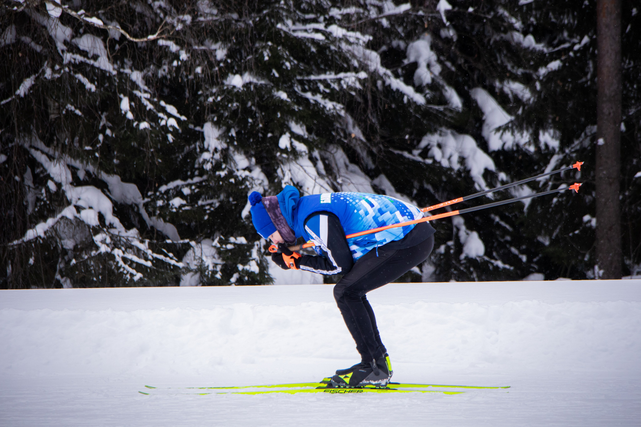 Лыжное ДВОЕБОРЬЕ чемпионат России 2026. Фоторепортаж выполнен ФПЛД для России.