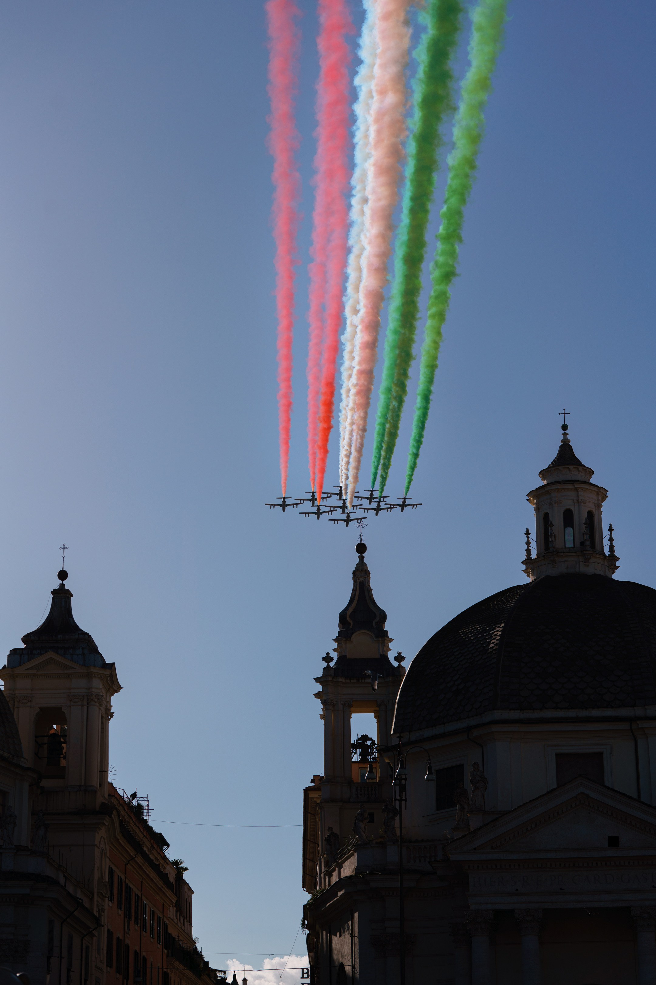 Воздушный парад в честь 4 ноября, Рим