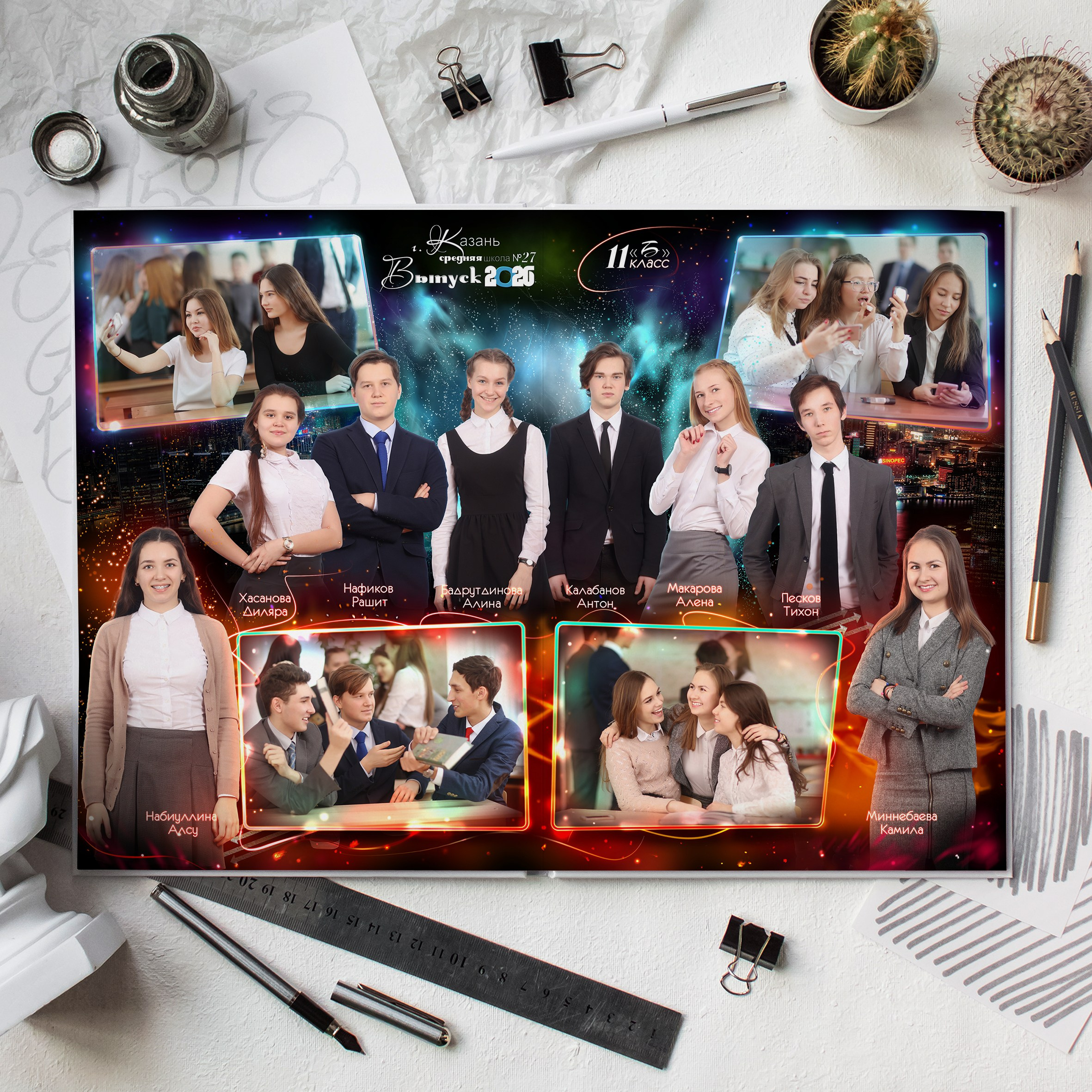 Ночной город. Современные выпускные альбомы. Мы делаем не просто альбомы, а стильные фотокниги