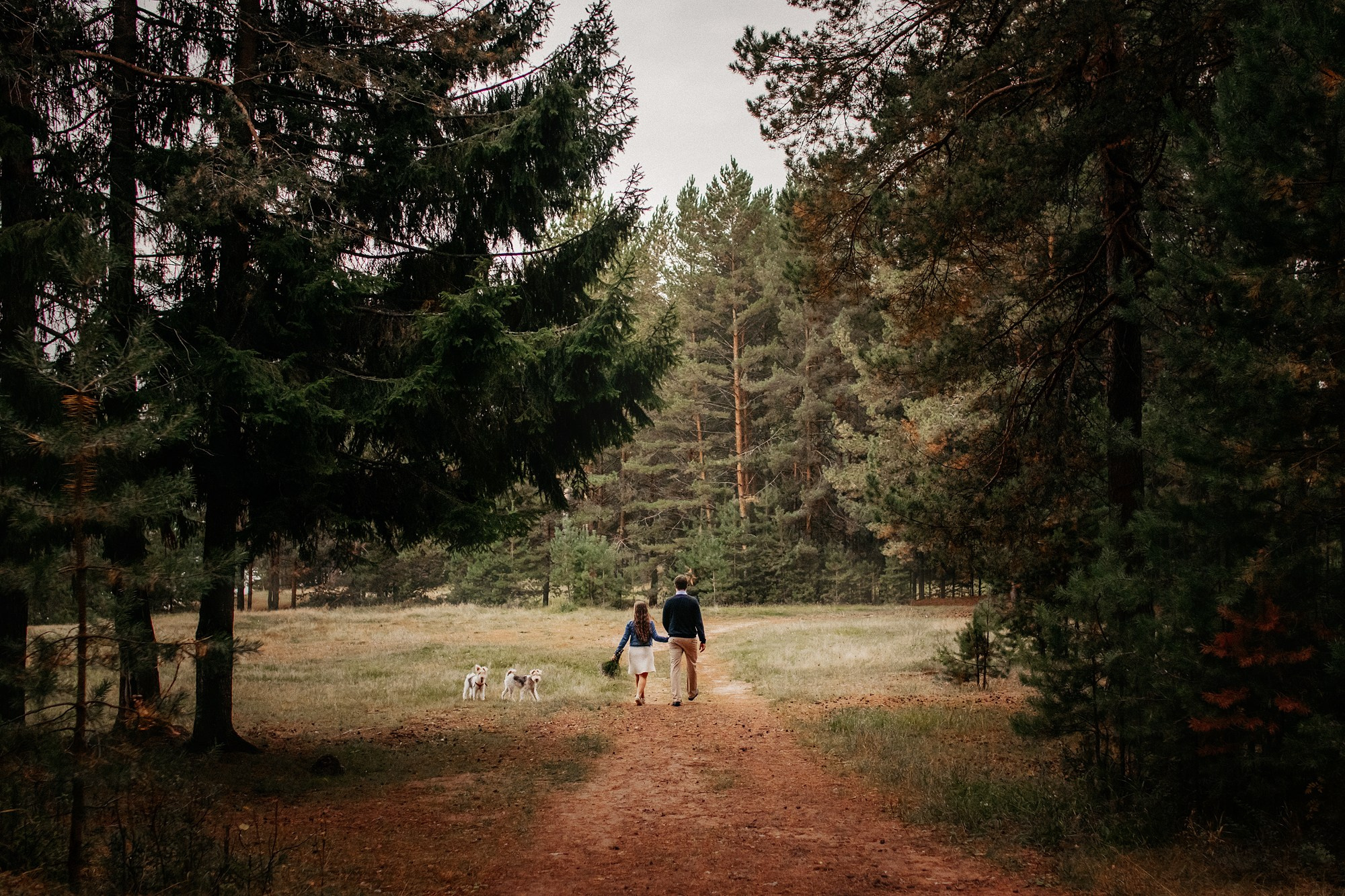 Наталья, Илья и фоксы. Фотограф Наталья Потапова