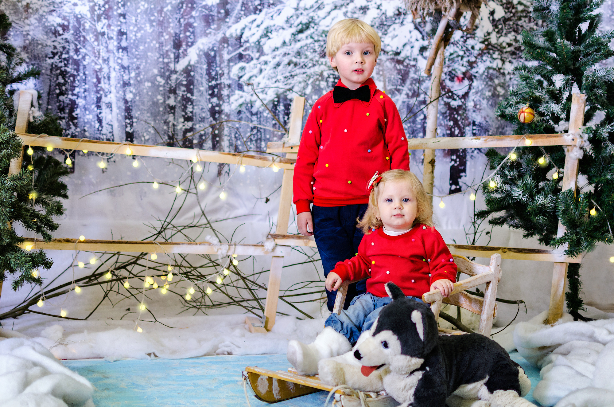 Новогодние фото. Студия. Майя Афзаал. Фотограф. Псков