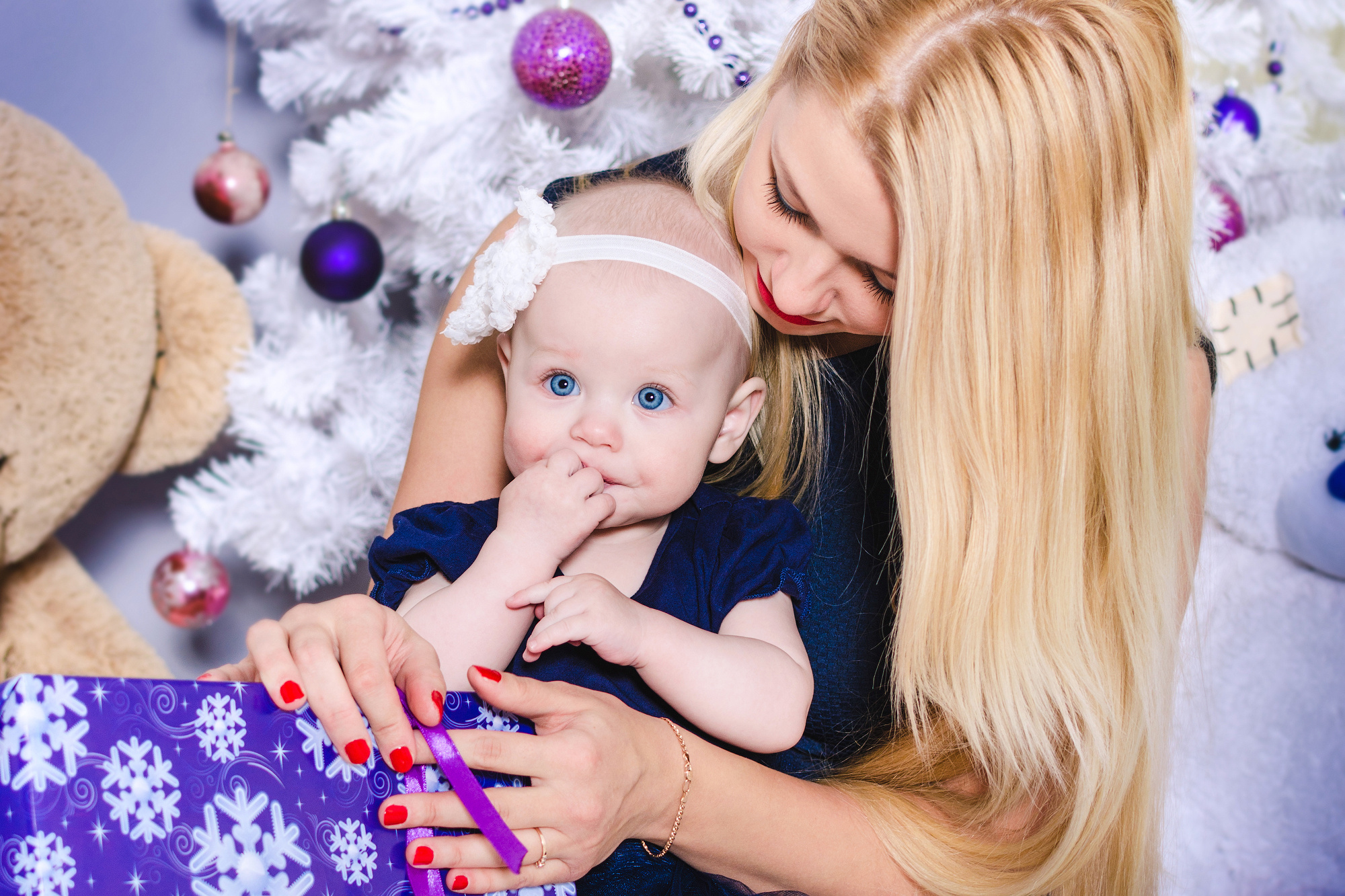 Новогодние фото. Студия. Майя Афзаал. Фотограф. Псков