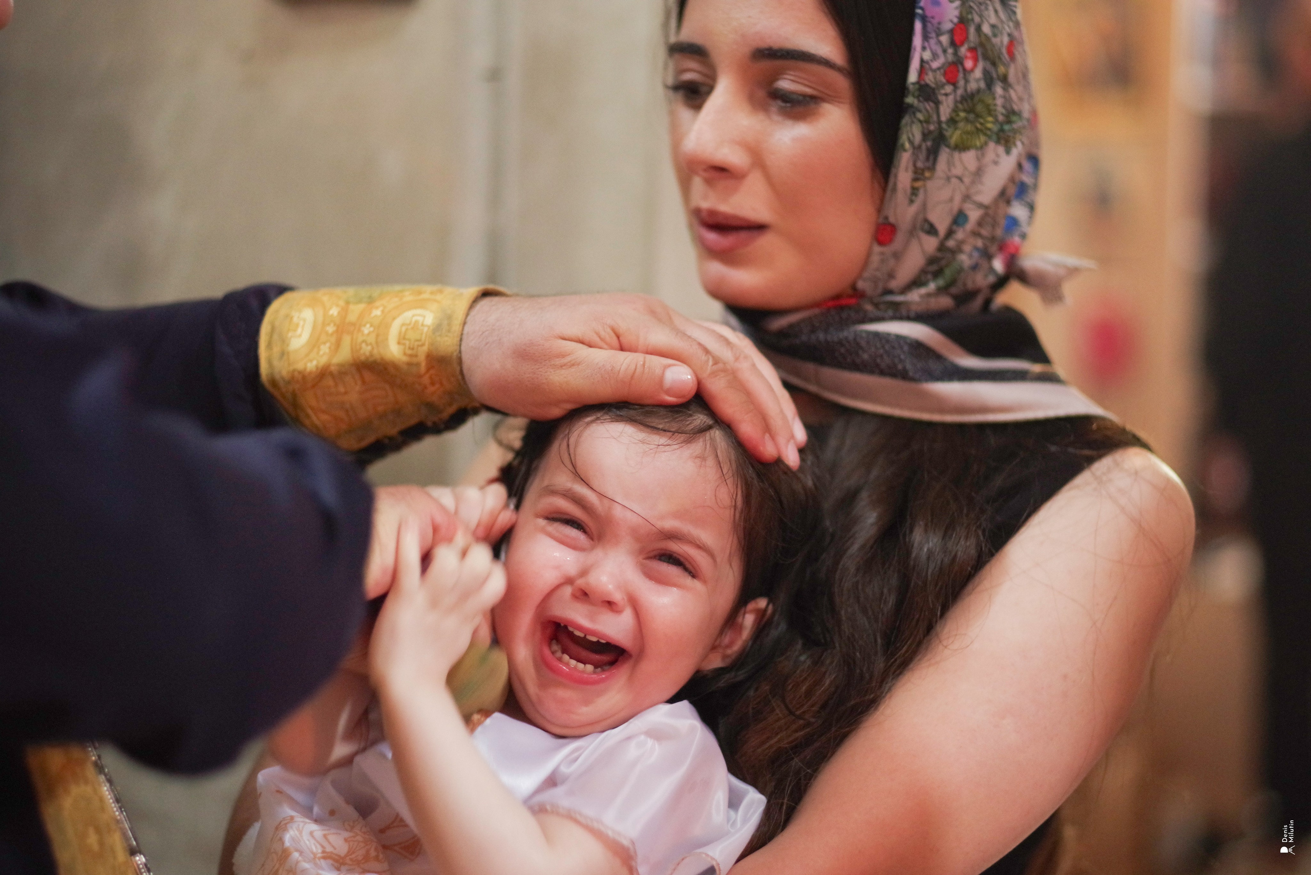 Крещение Сенаки. Портретный фотограф Денис Милютин