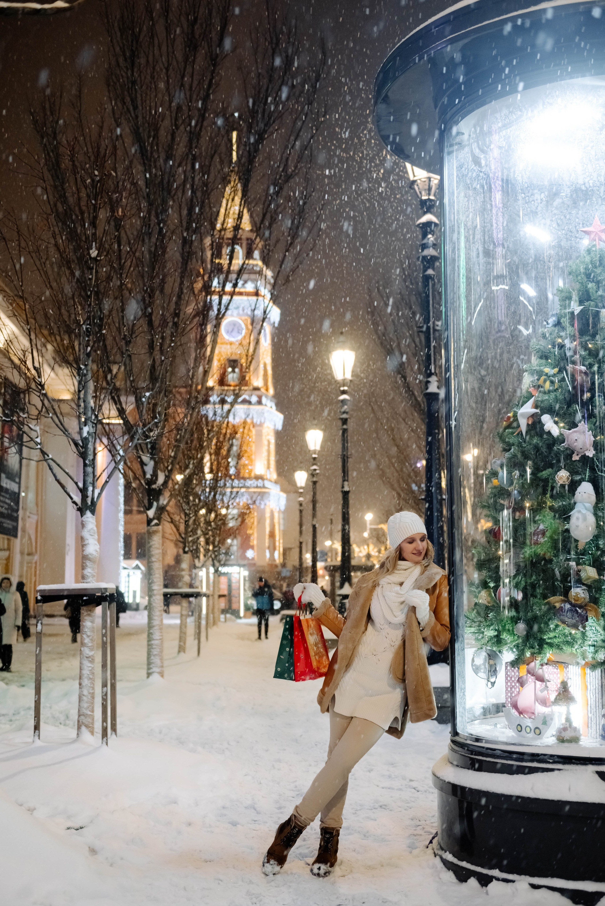 Новогодняя прогулка по Невскому. Свадебный и сеейный фотограф в Санкт-Петербурге Елена Худякова