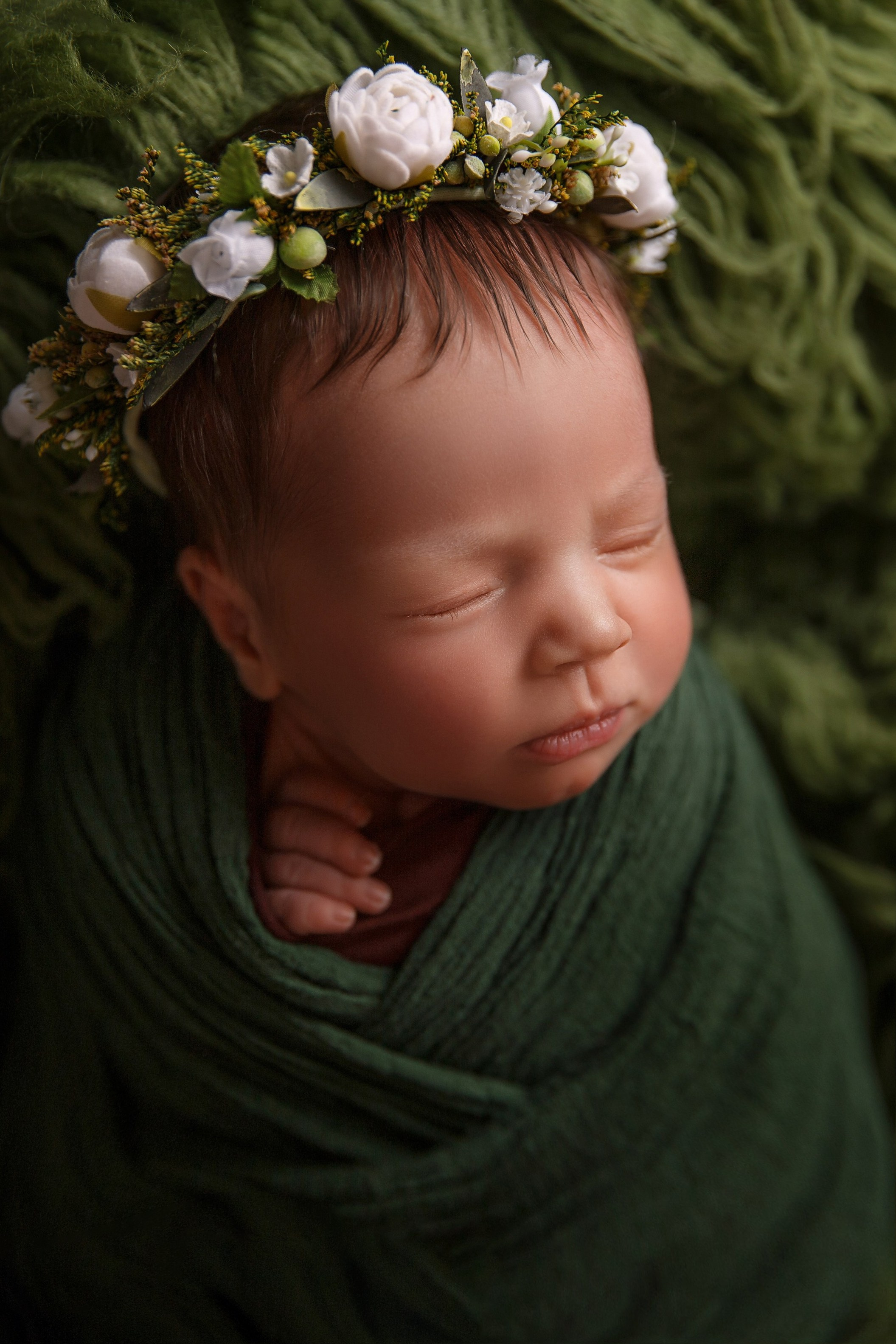 Forest green. Фотограф новорожденных, семейный фотограф в Санкт-Петербурге